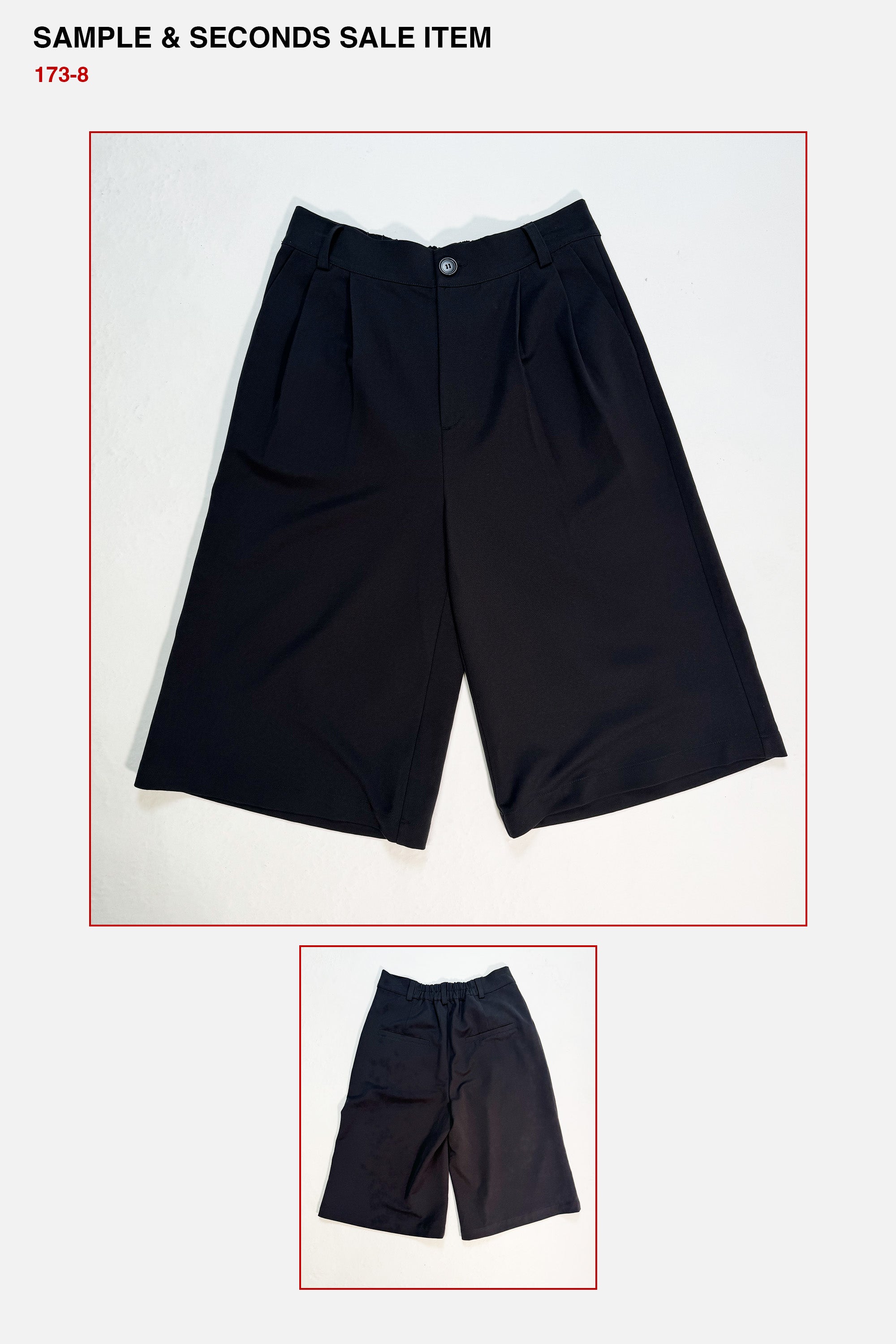 Tegan Cropped Wide Leg Trouser - SAMPLE SALE