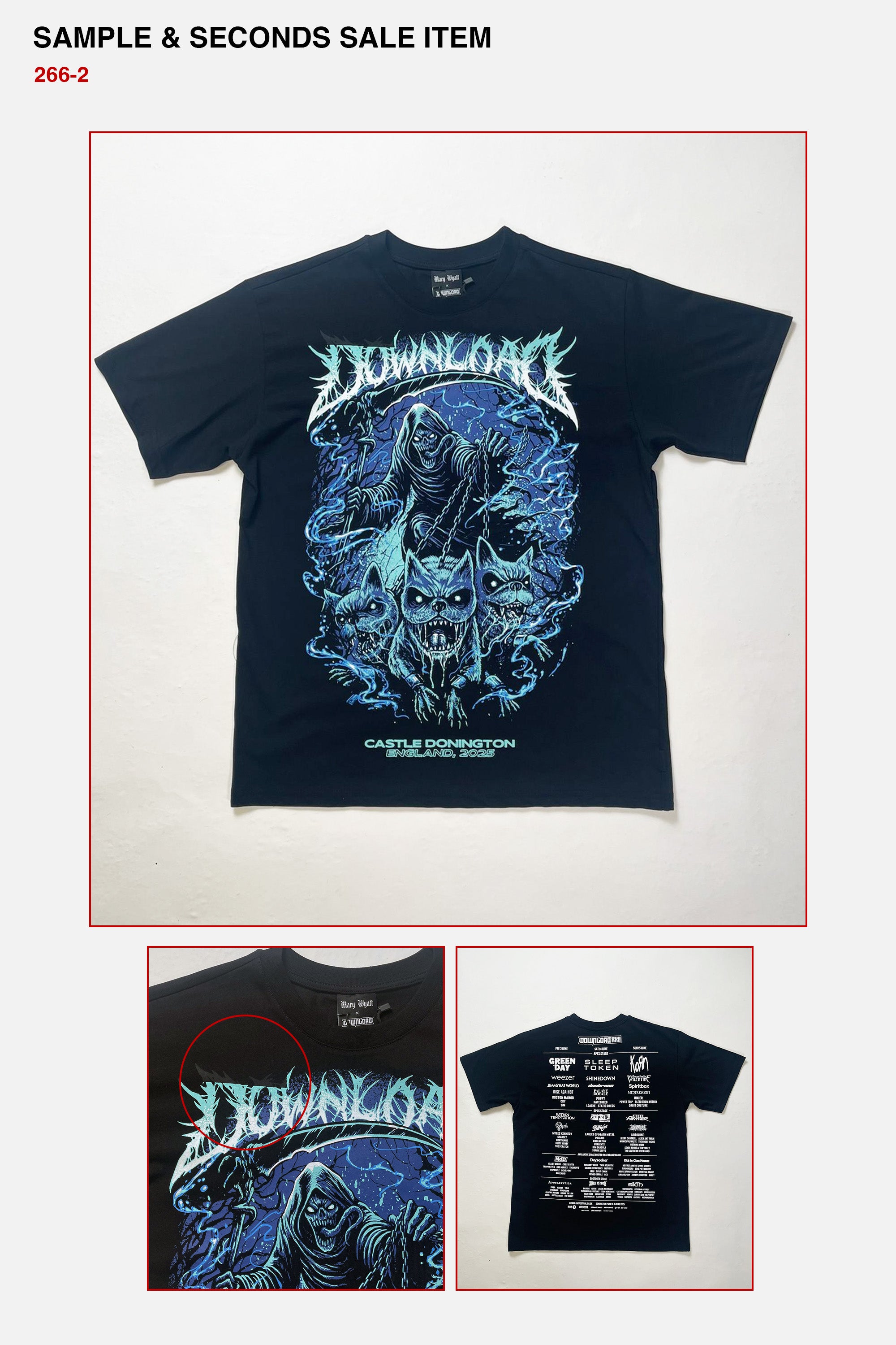 MW DLXXII Hellhound Line-Up Tee - SAMPLE SALE