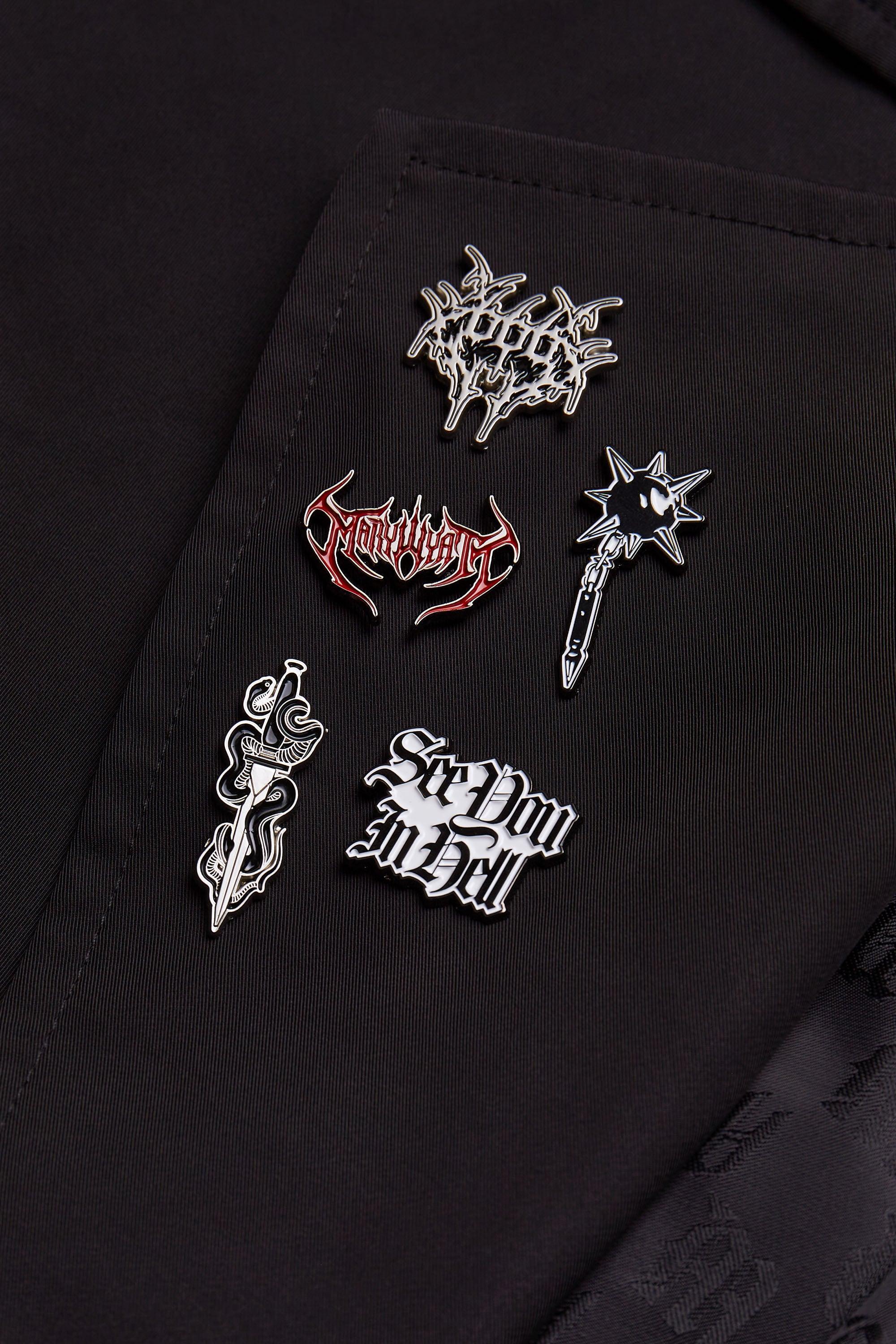 See You In Hell Pin Badge - Mary Wyatt London
