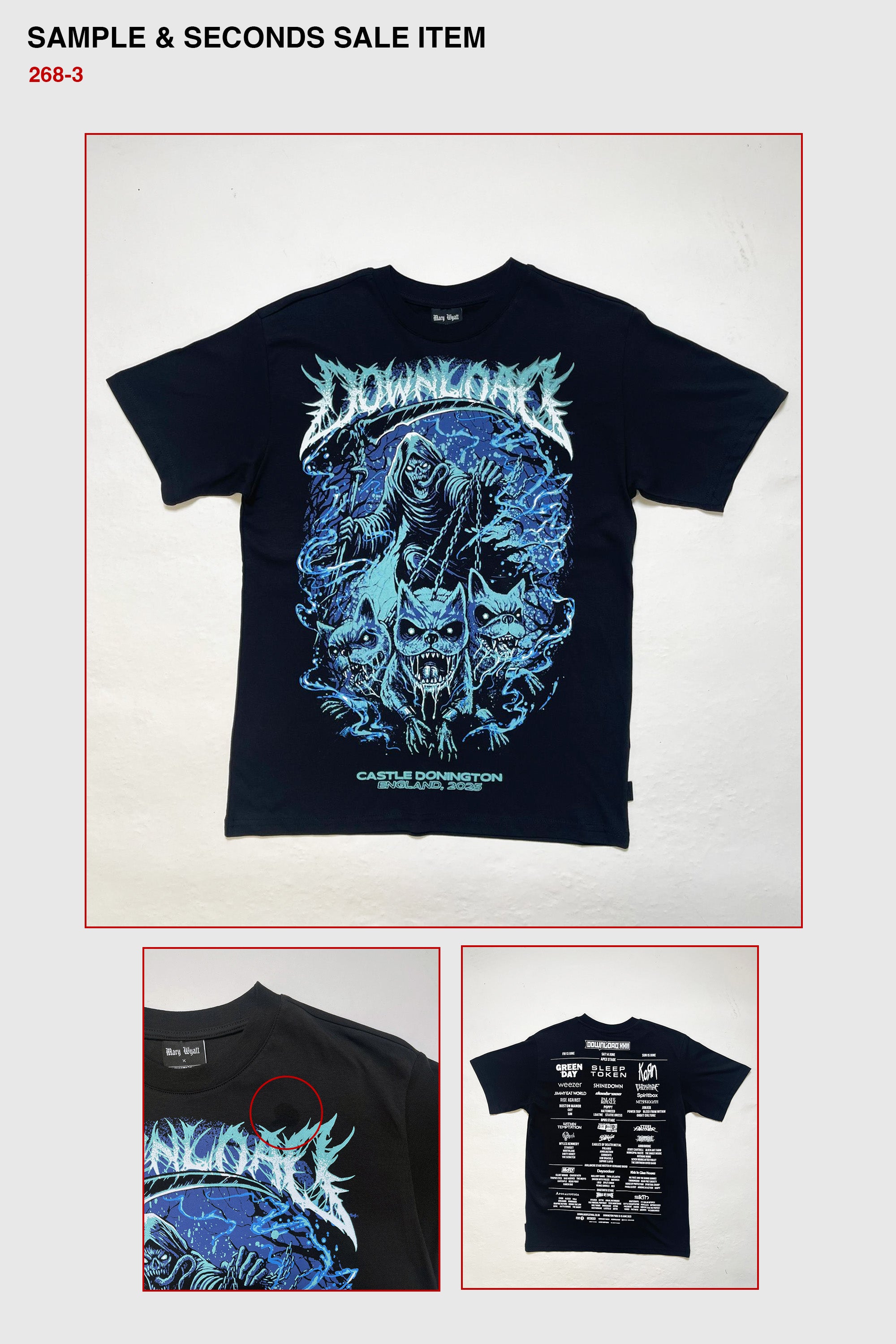 MW DLXXII Hellhound Line-Up Tee - SAMPLE SALE