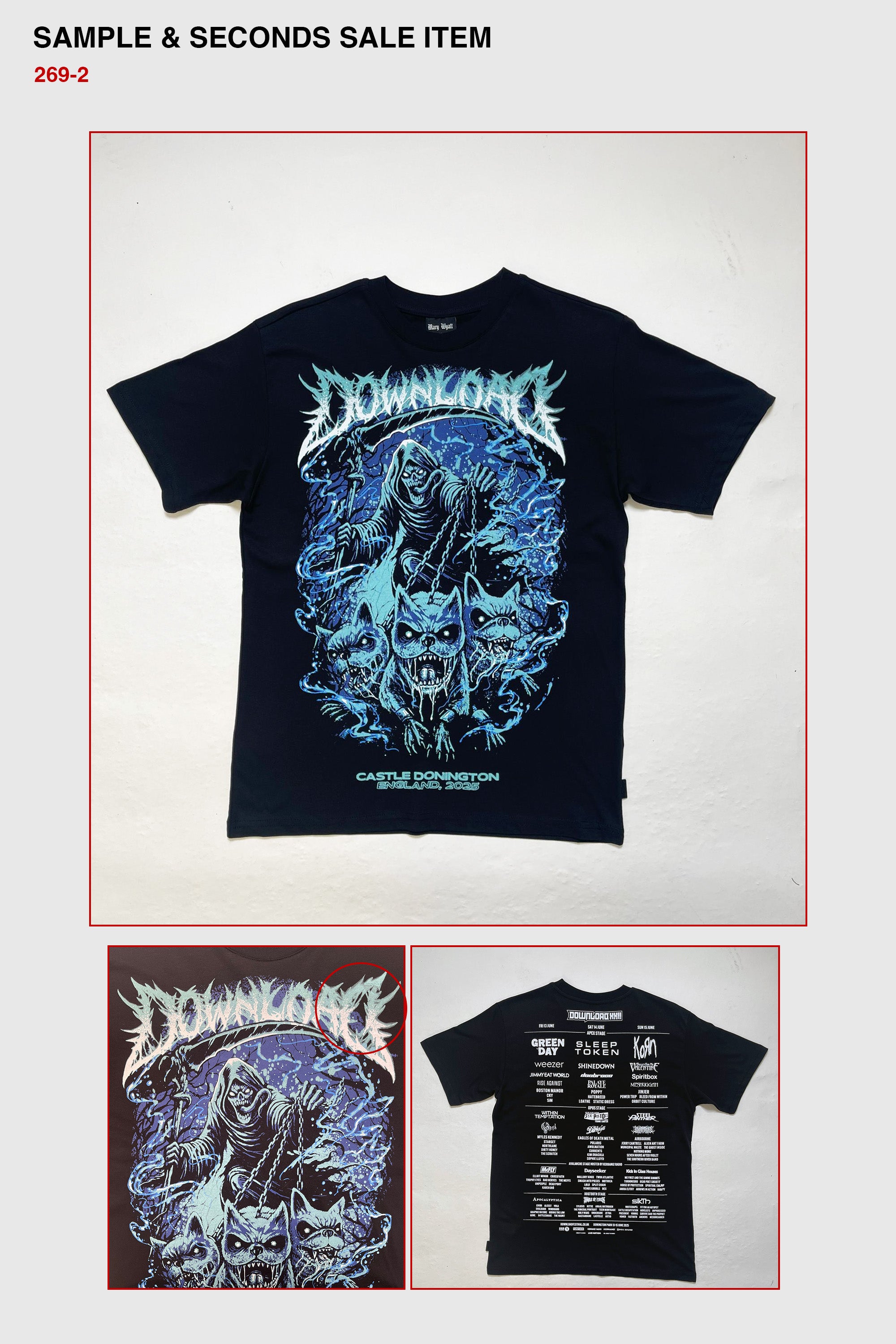 MW DLXXII Hellhound Line-Up Tee - SAMPLE SALE