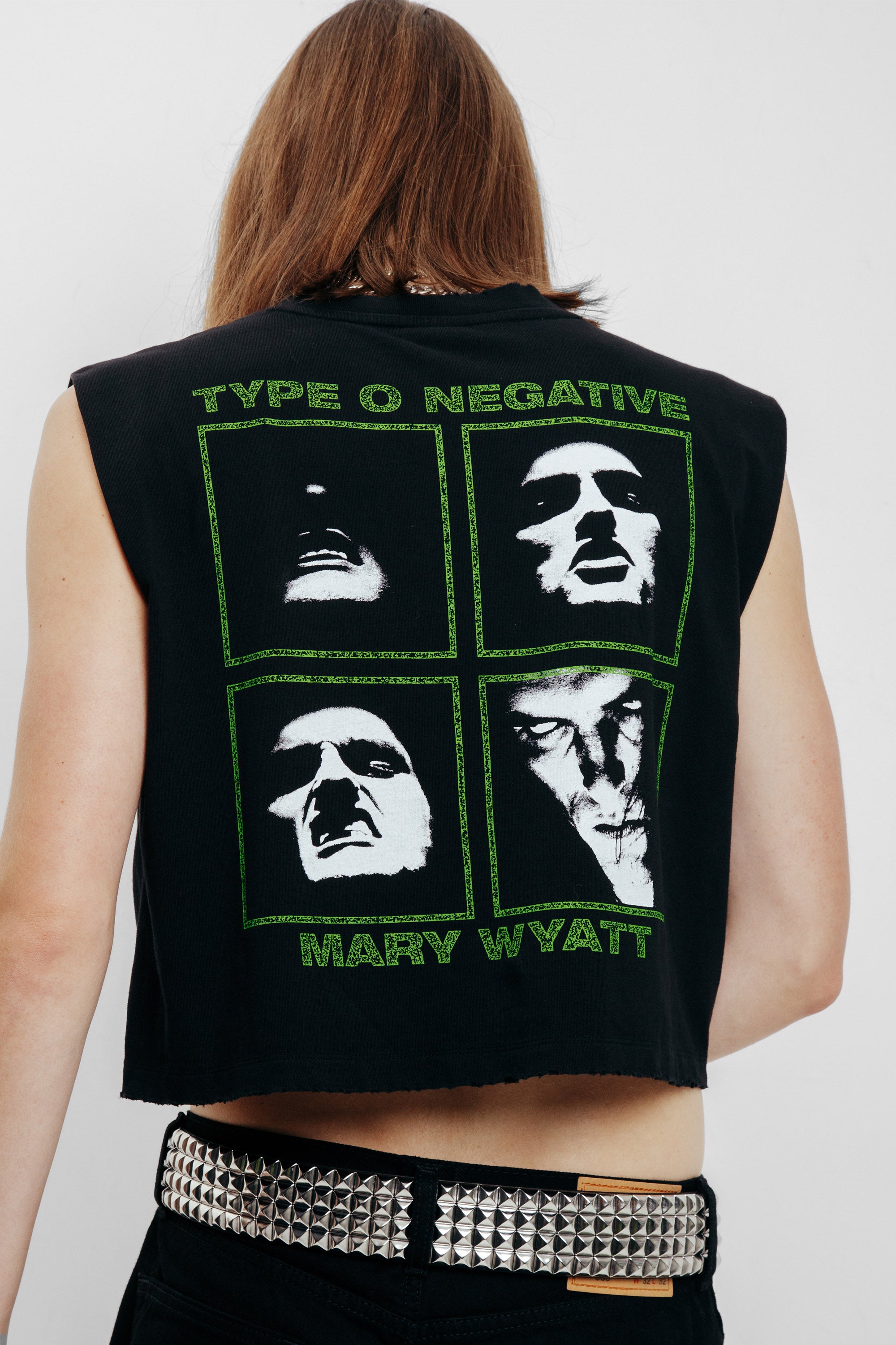 Black No.1 Cropped Tank