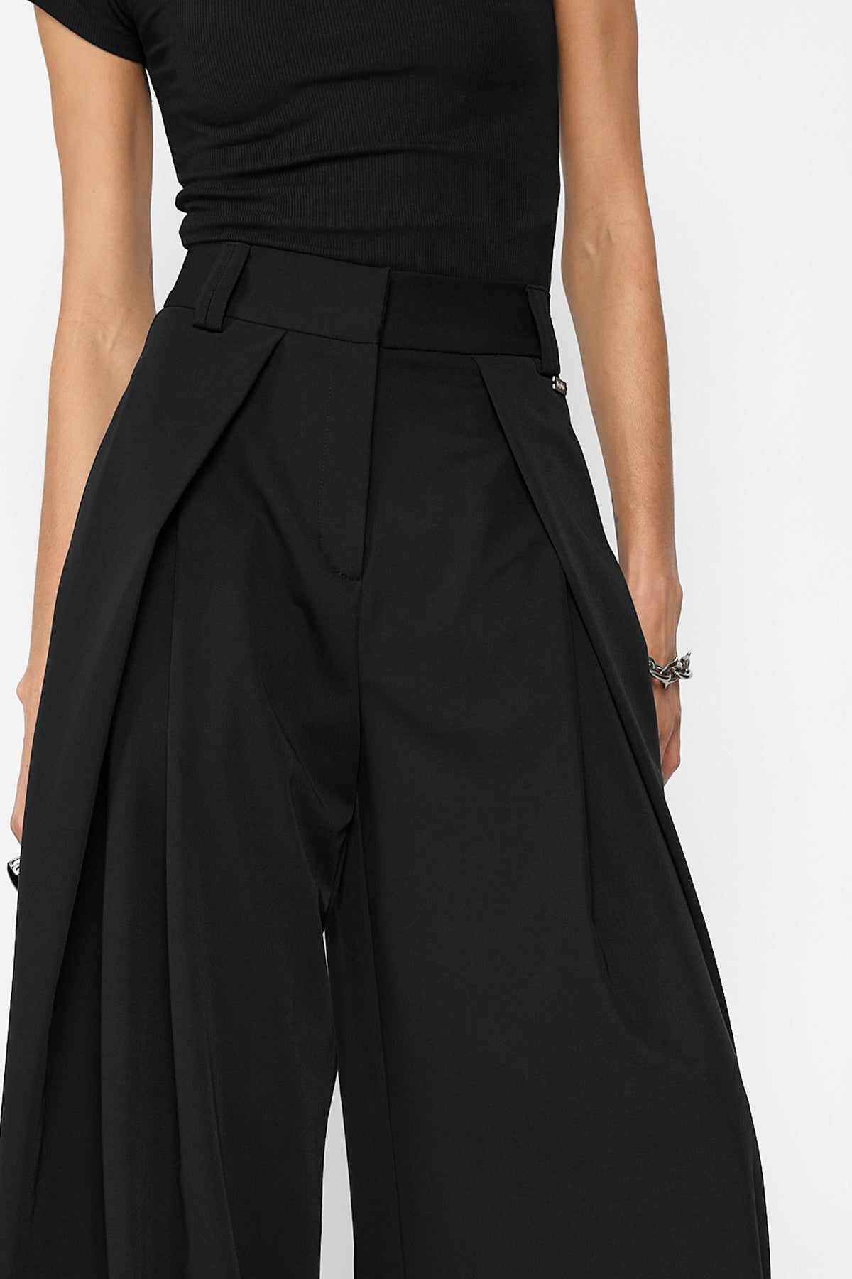 Caden Pleated Wide Leg Trousers