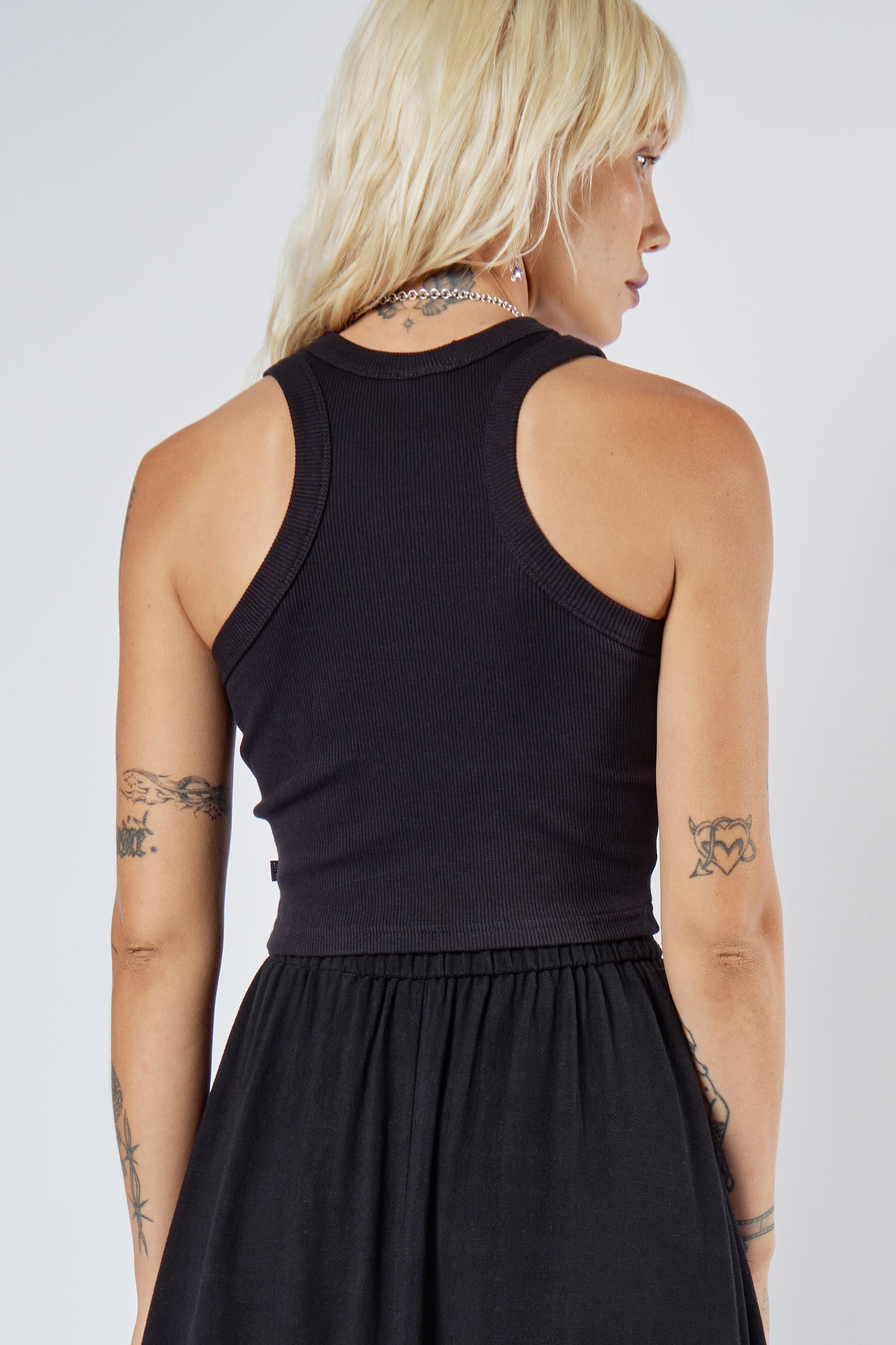 Dead To Me Ribbed Tank - Mary Wyatt London
