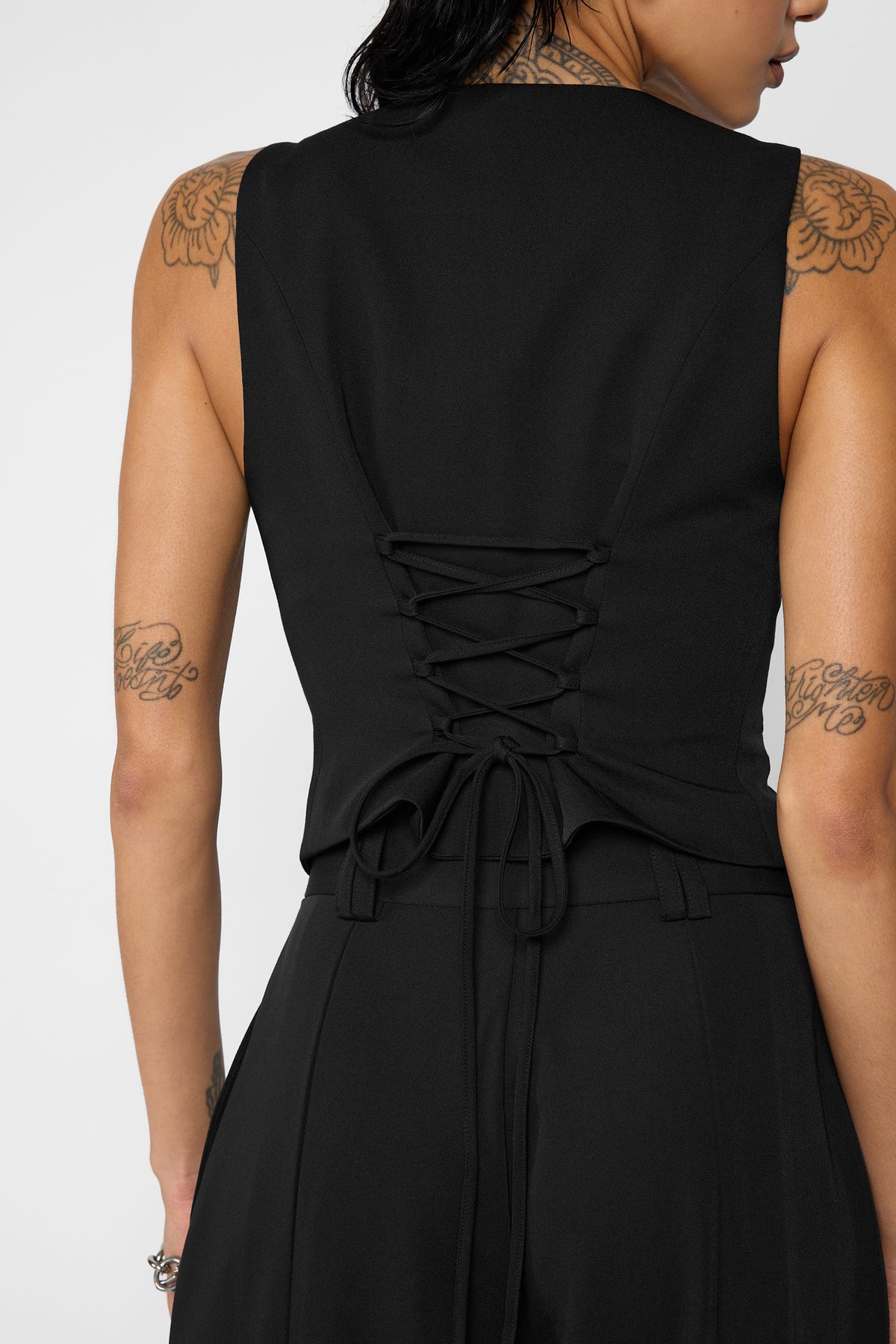 Dia Lace-Up Waistcoat