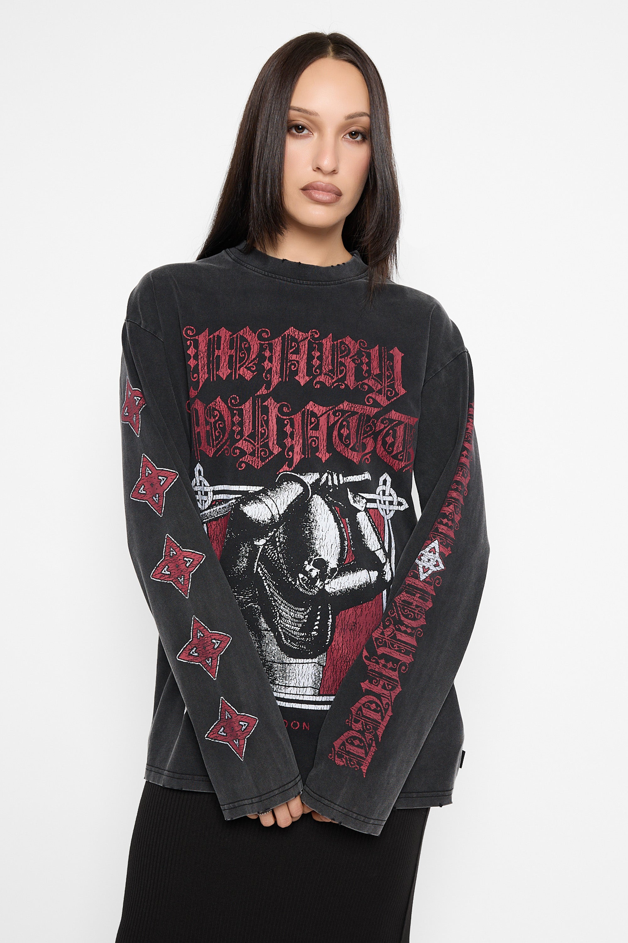 Emperor Oversized Long Sleeve Tee
