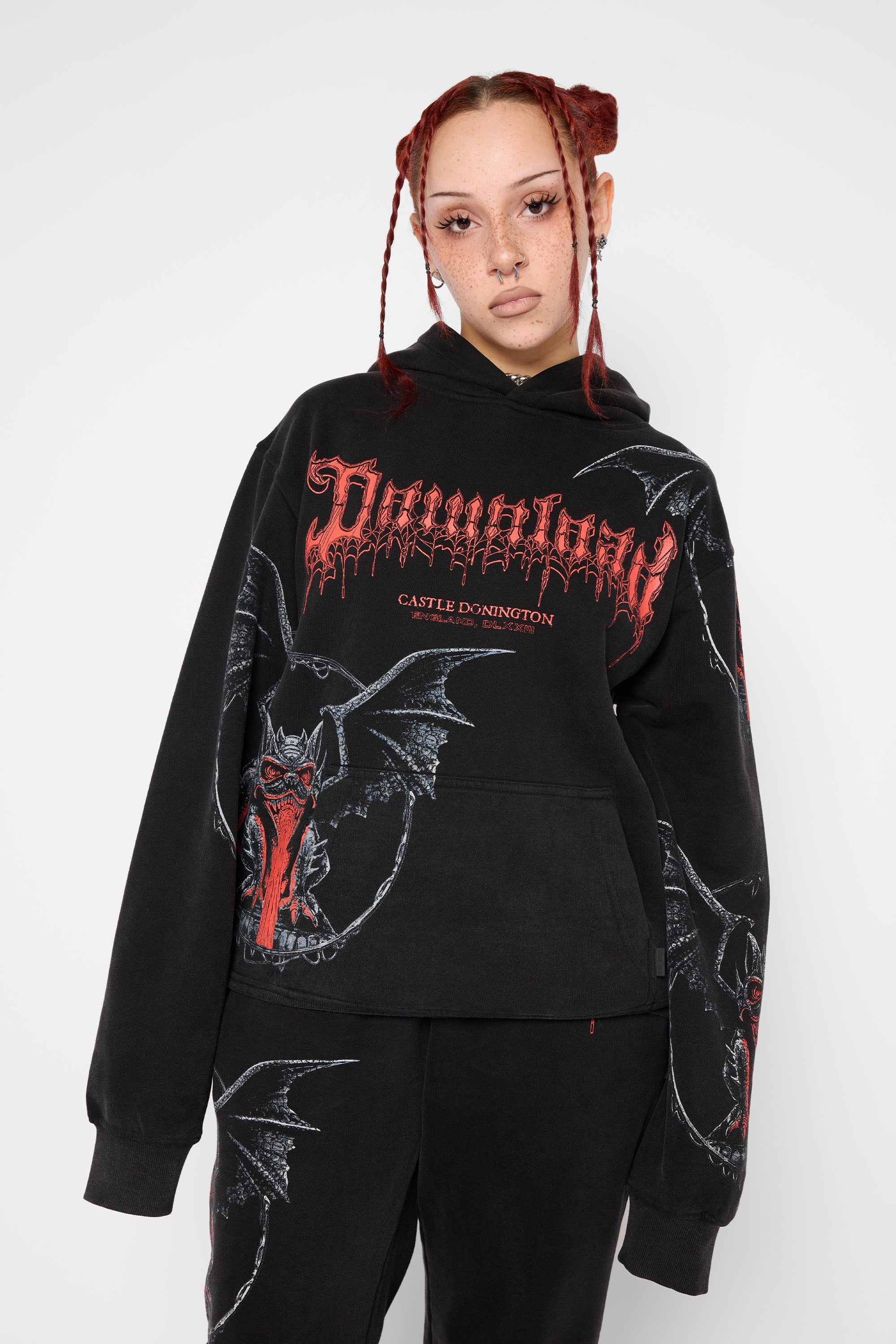 MW DLXXIII Gatekeeper Oversized Pullover Hoodie