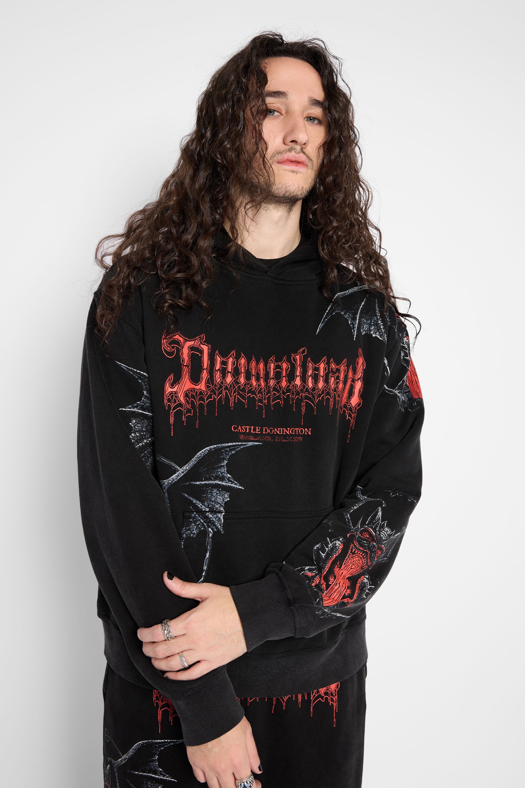 MW DLXXIII Gatekeeper Oversized Pullover Hoodie