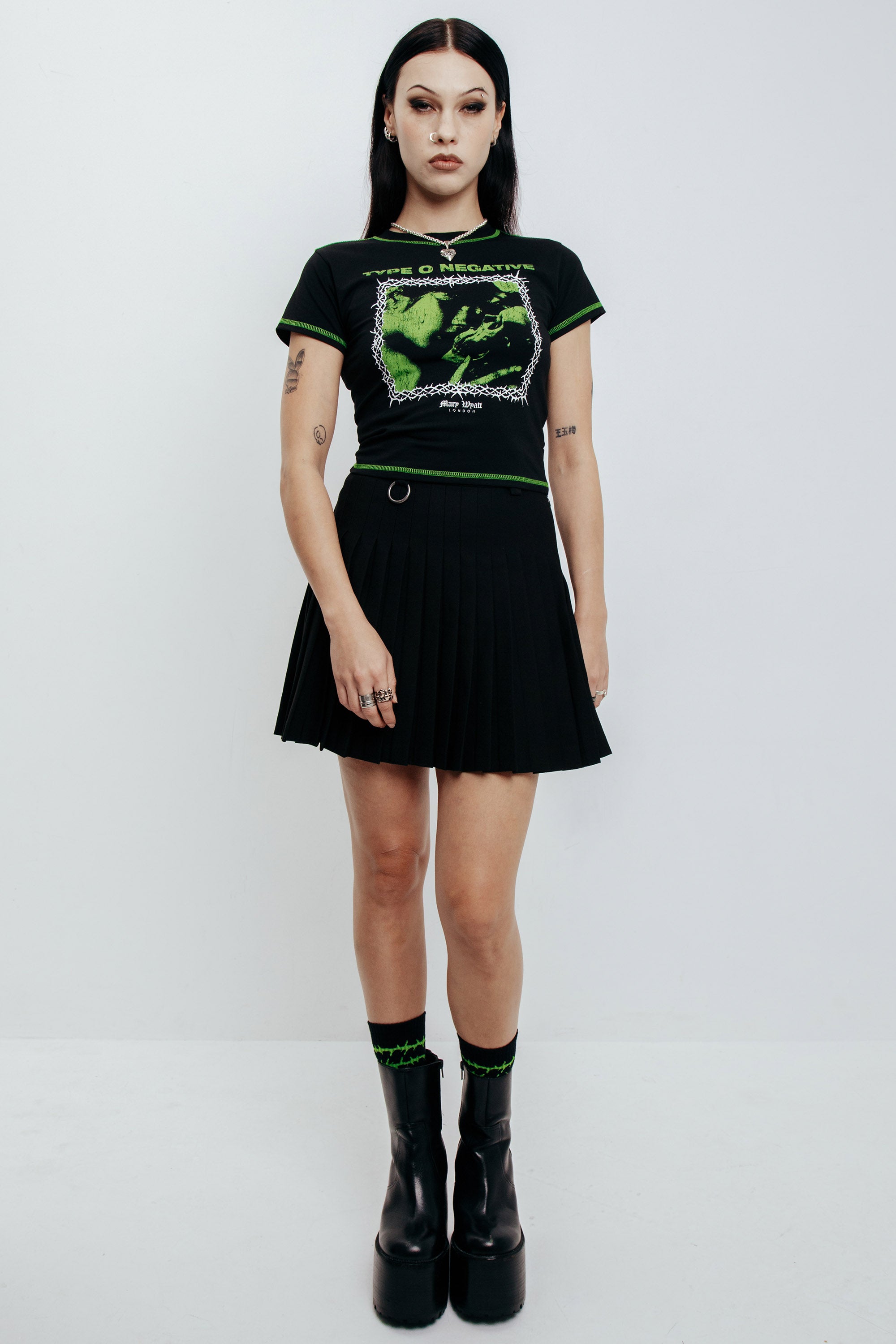 Haunted Cropped Baby Tee