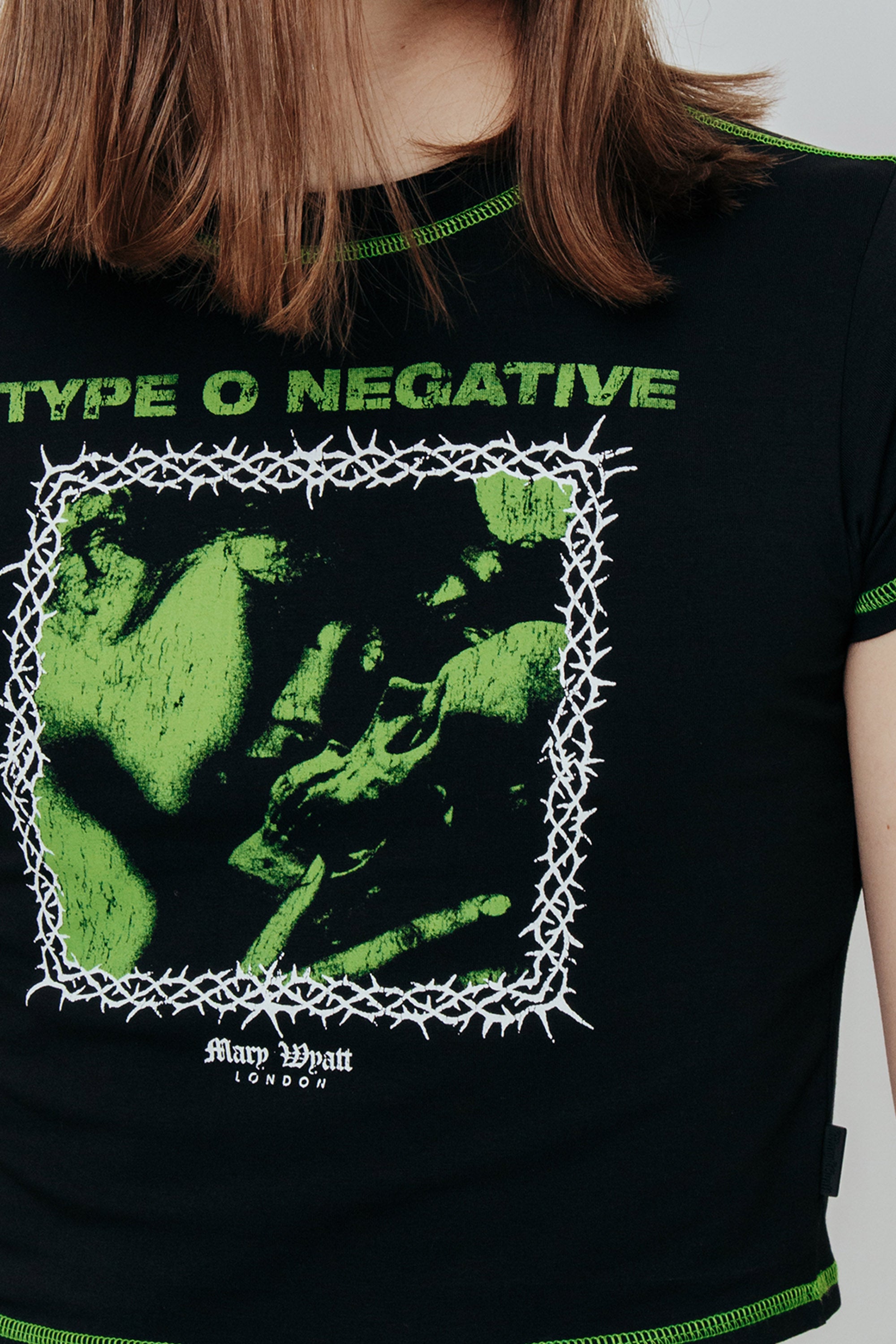 Haunted Cropped Baby Tee