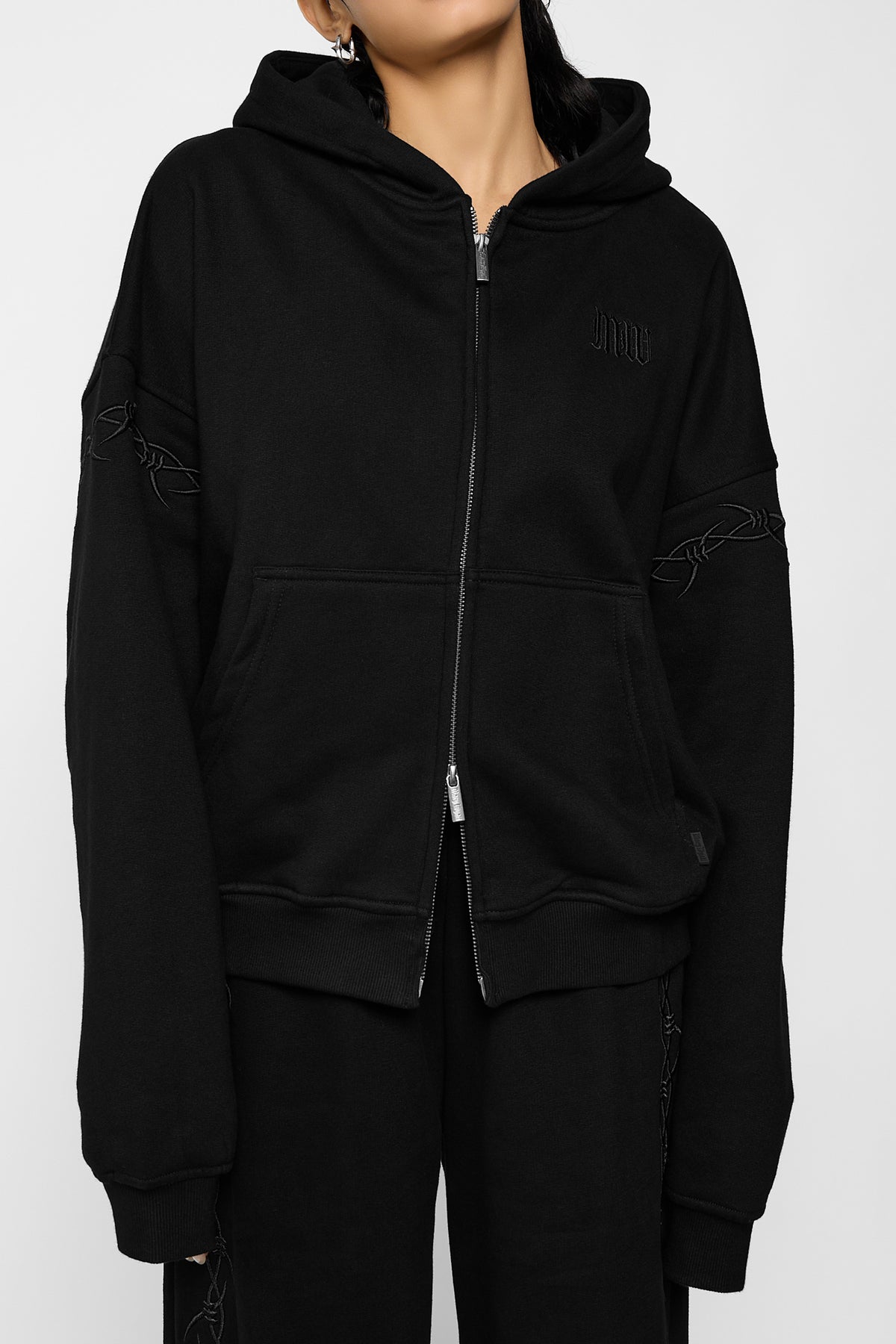 Immure Oversized Zip Hoodie