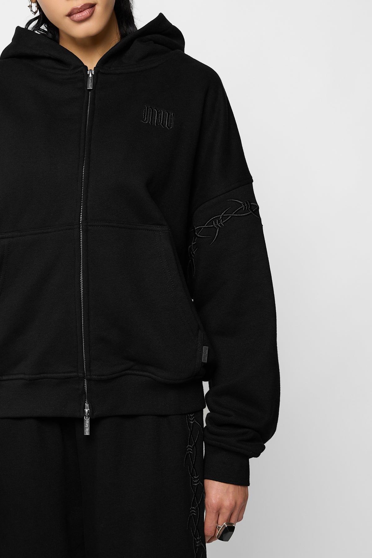 Immure Oversized Zip Hoodie