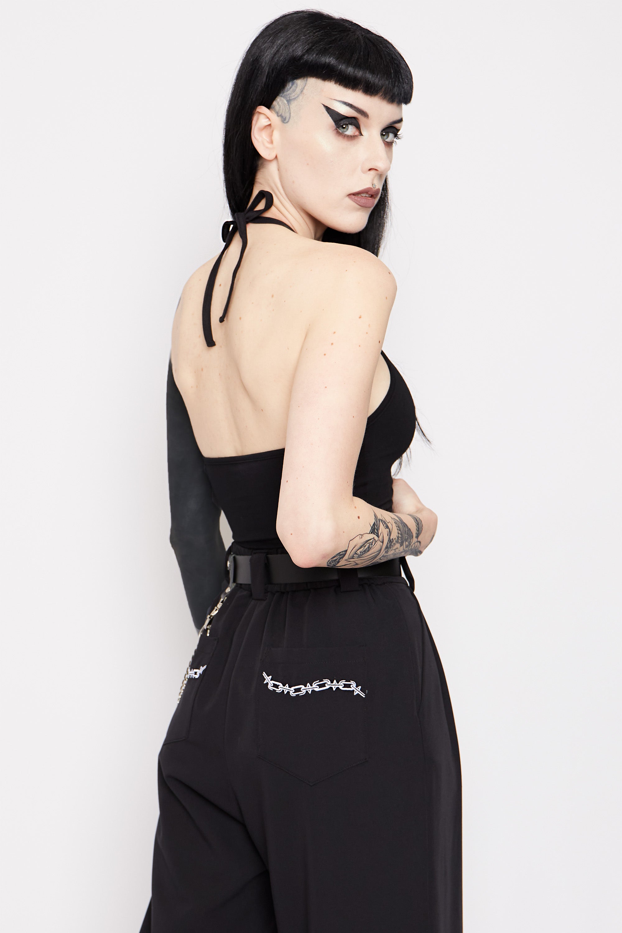 Mortality Halter Crop Top - Mary Wyatt London
