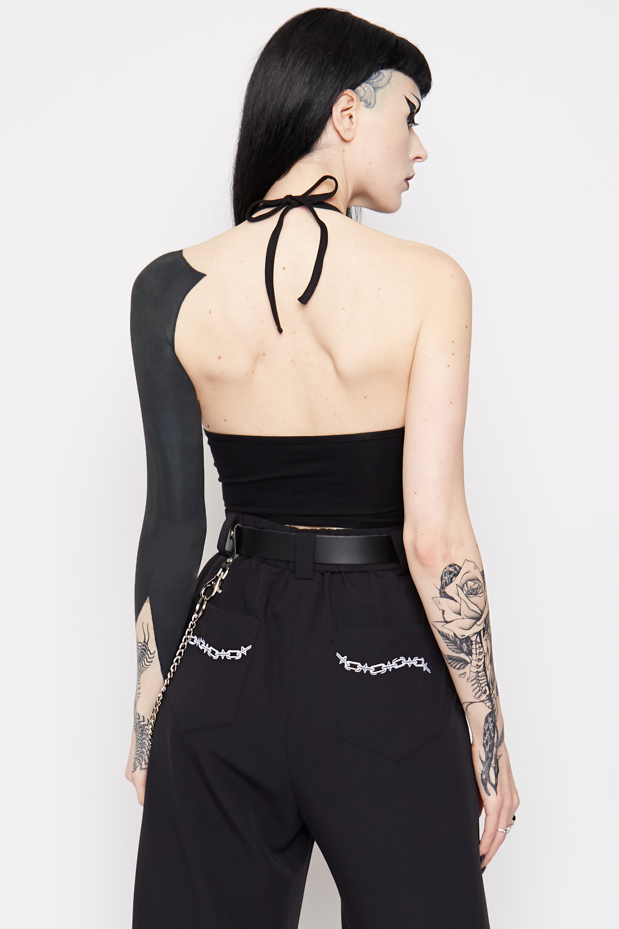 Mortality Halter Crop Top - Mary Wyatt London