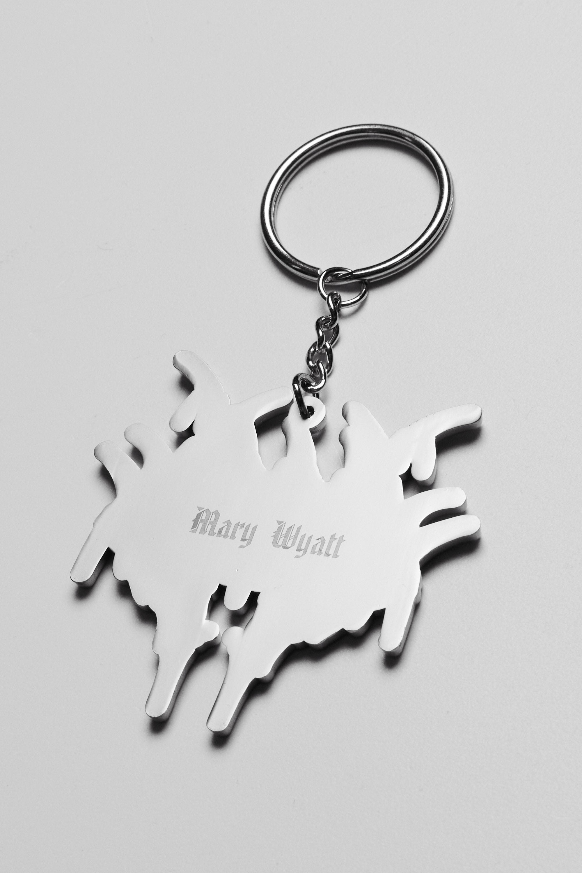 Unsainted Metal Keyring - Mary Wyatt London