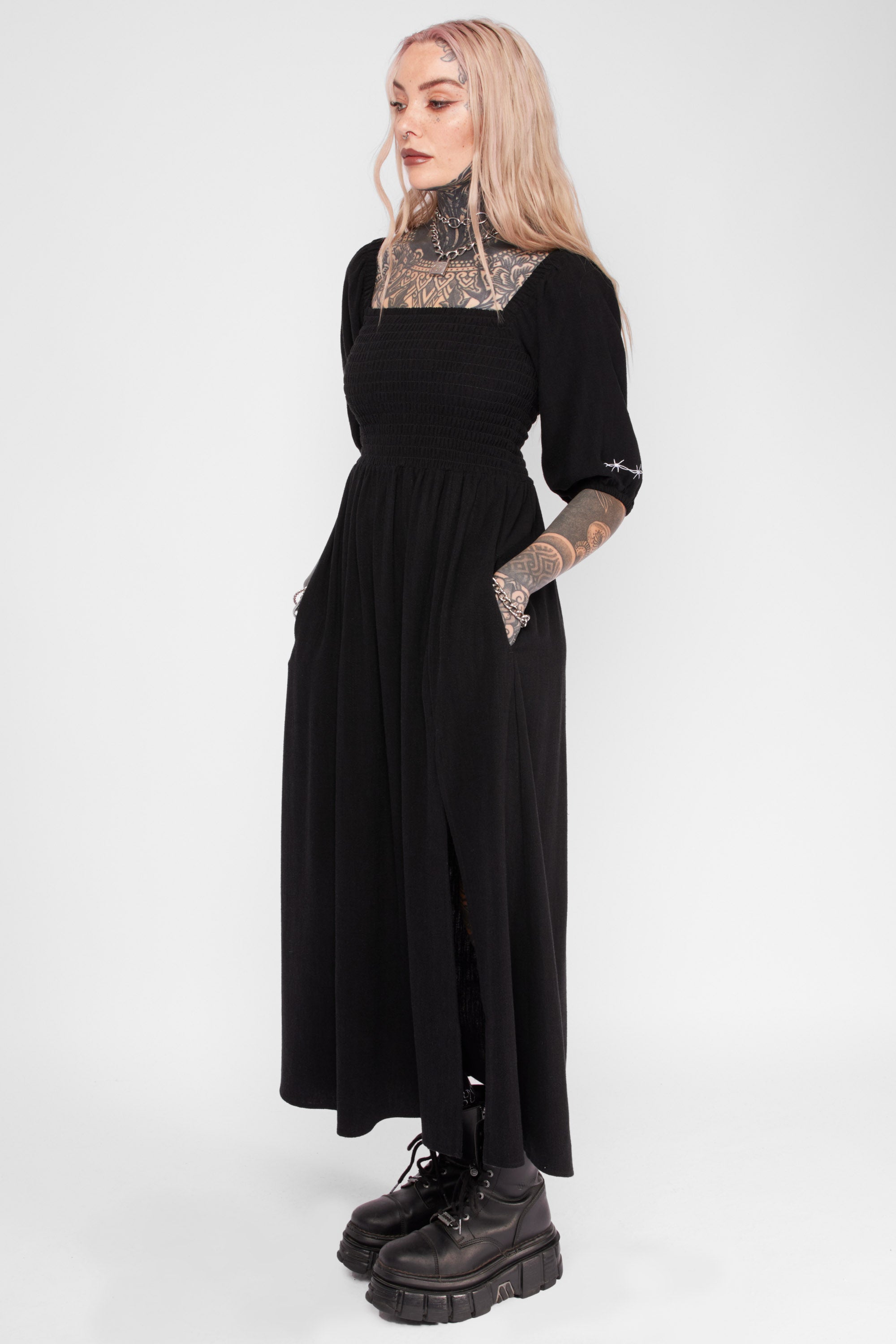 Maiden Linen Midi Dress