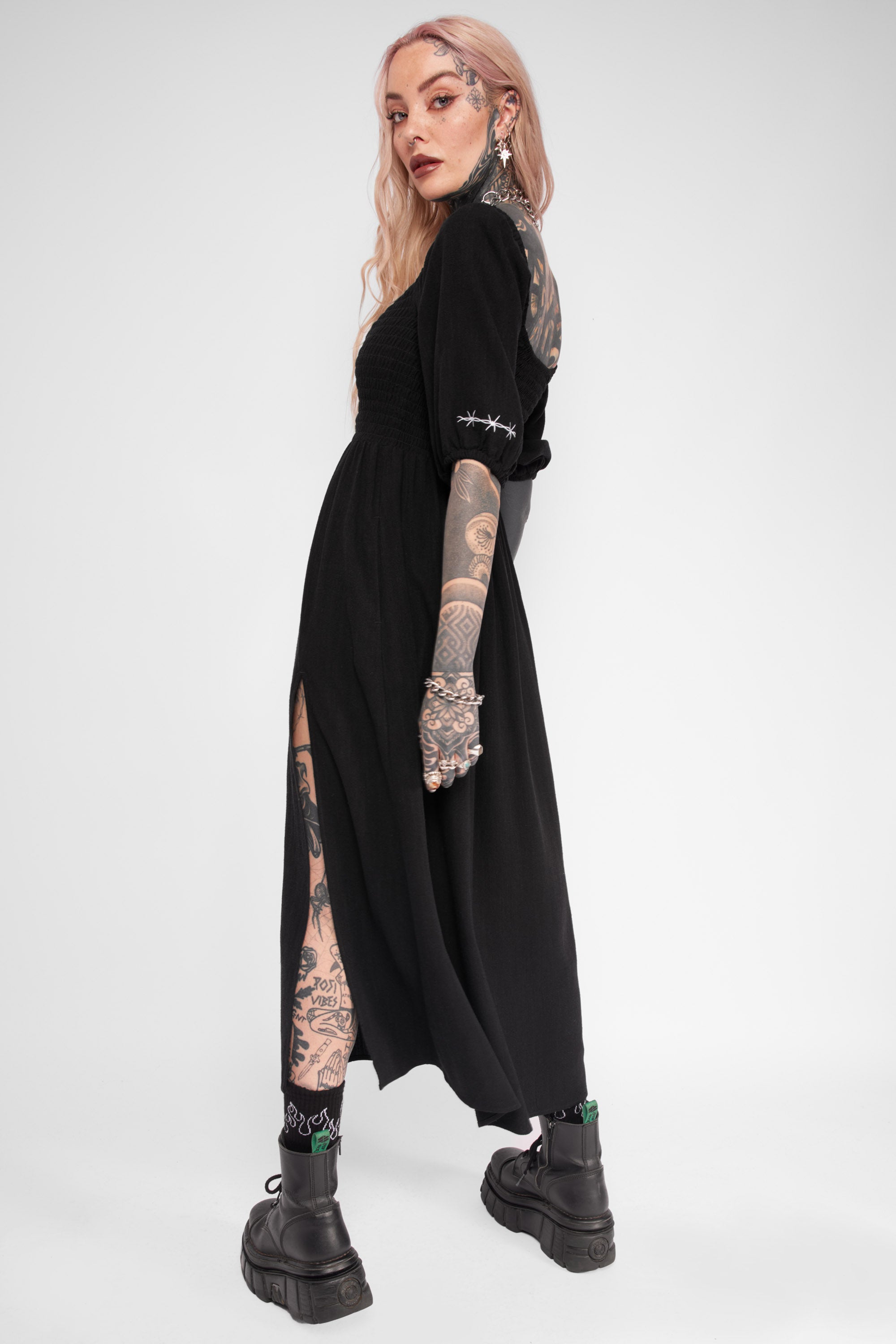 Maiden Linen Midi Dress