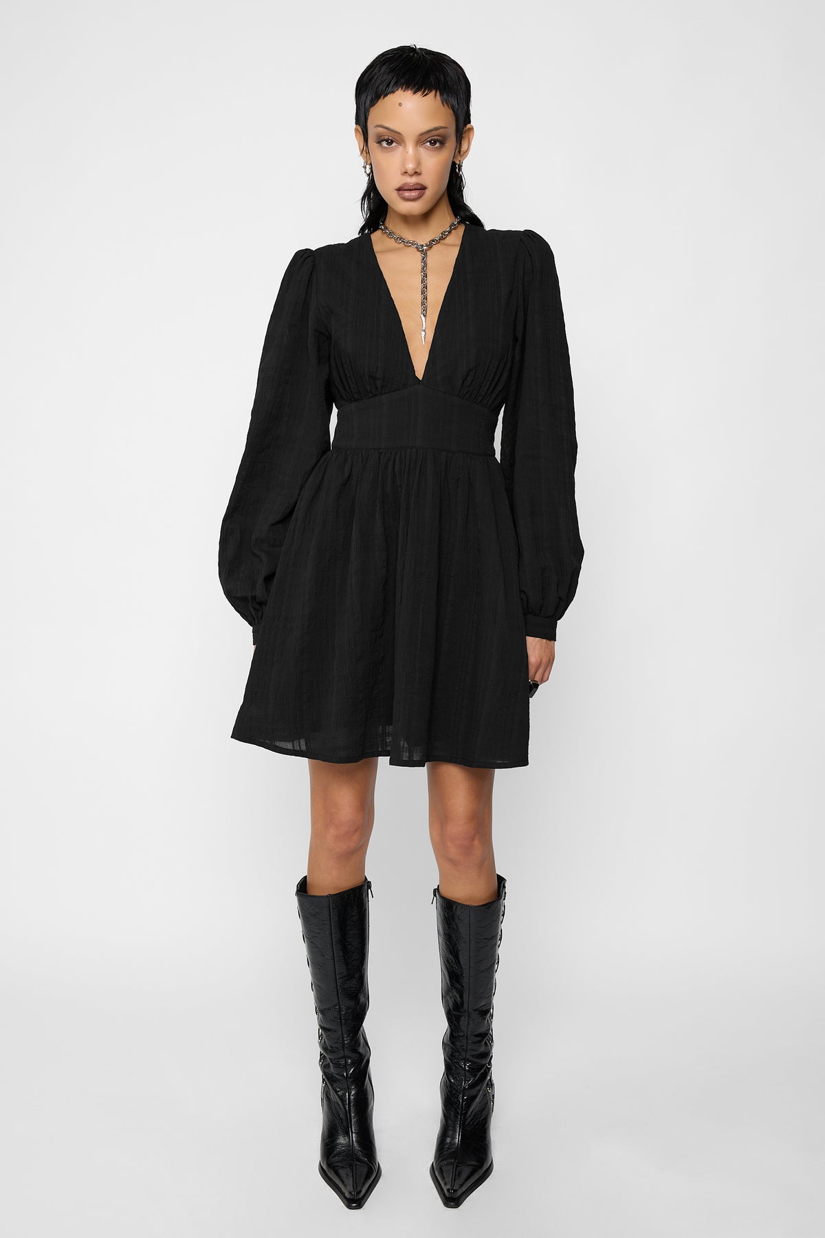 Odette Long Sleeve Mini Dress