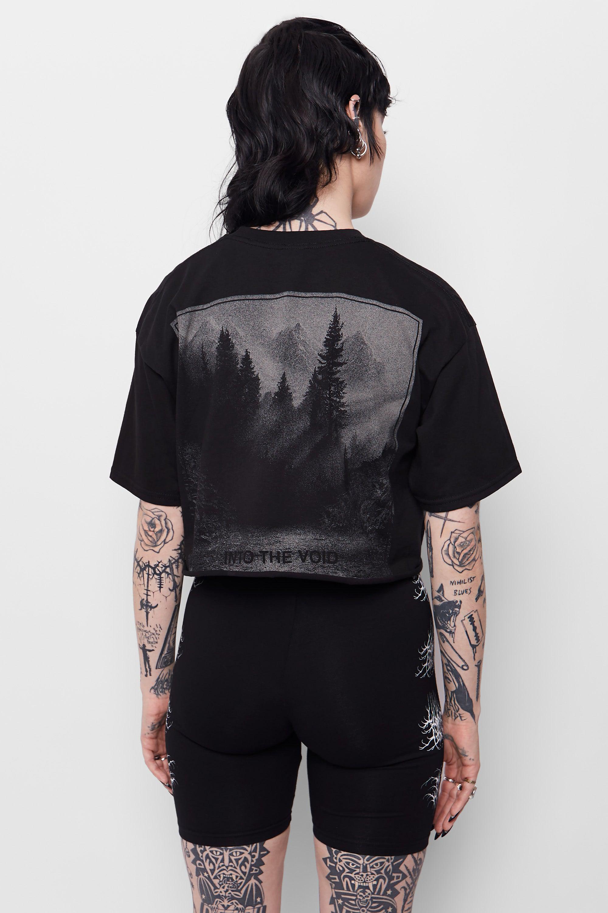 Requiem Cut-Off Cropped Tee - Mary Wyatt London