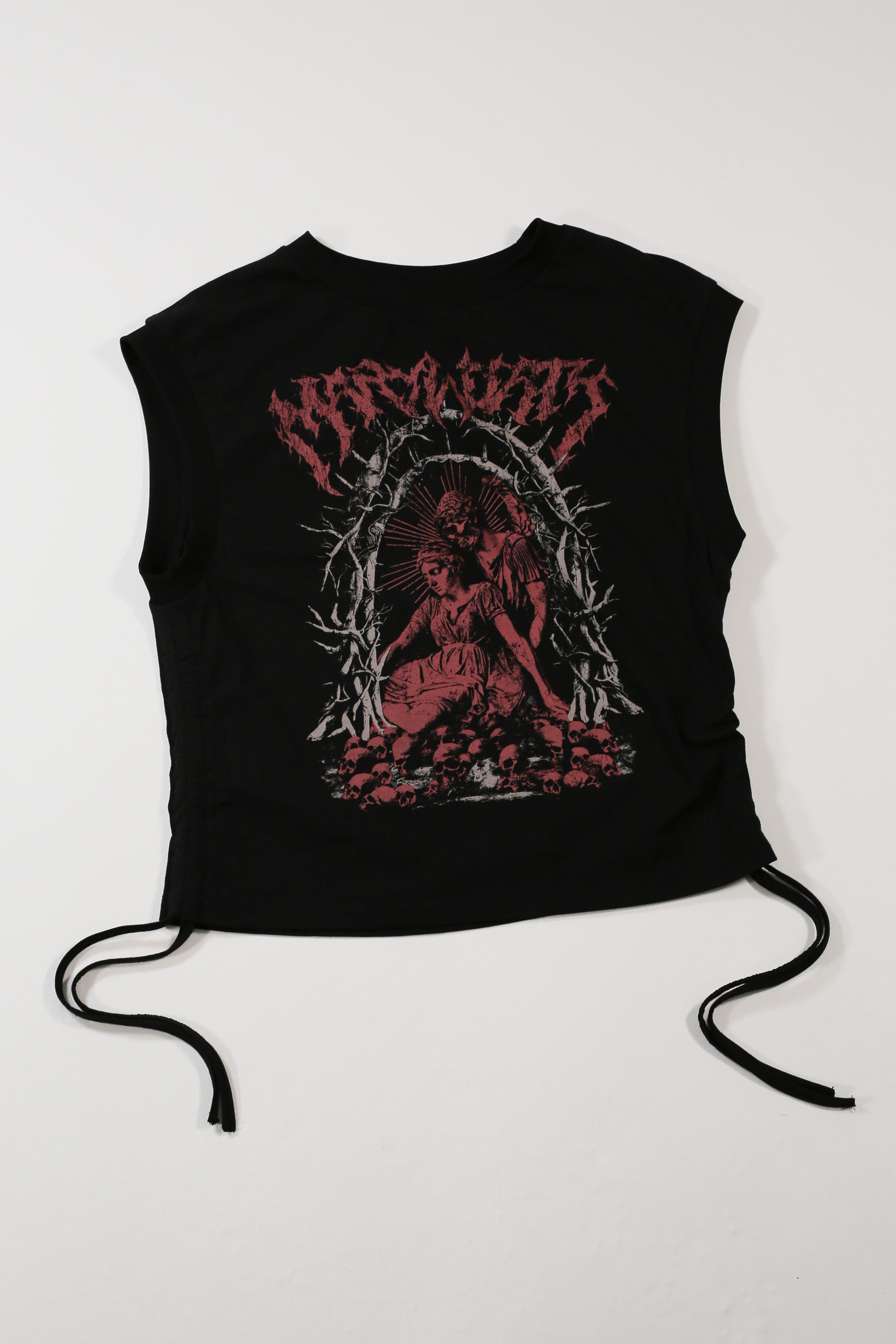 Adolere Ruched Tie-Side Tank - SAMPLE