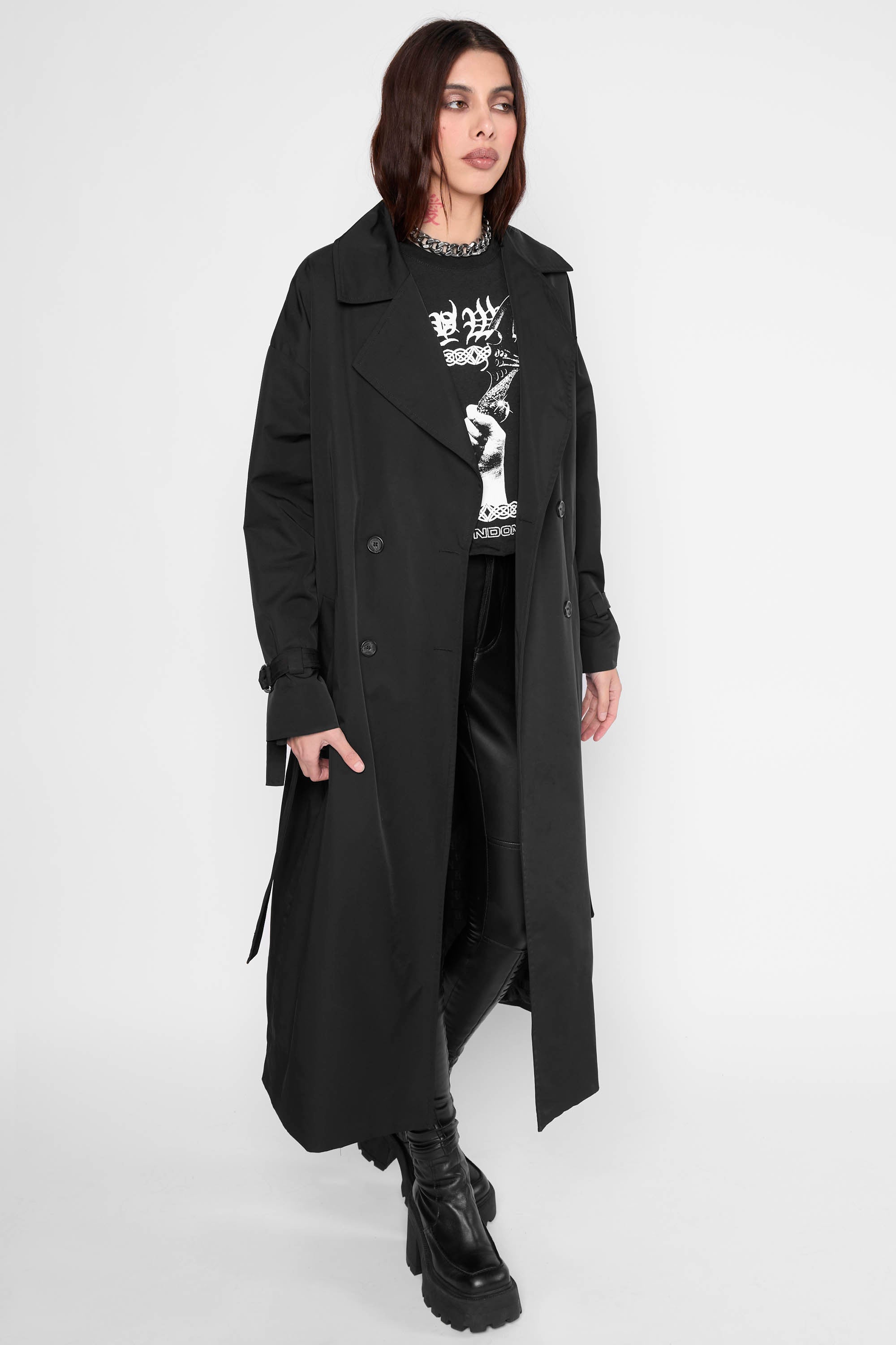 Sidney Oversized Trench Coat-Mary Wyatt London