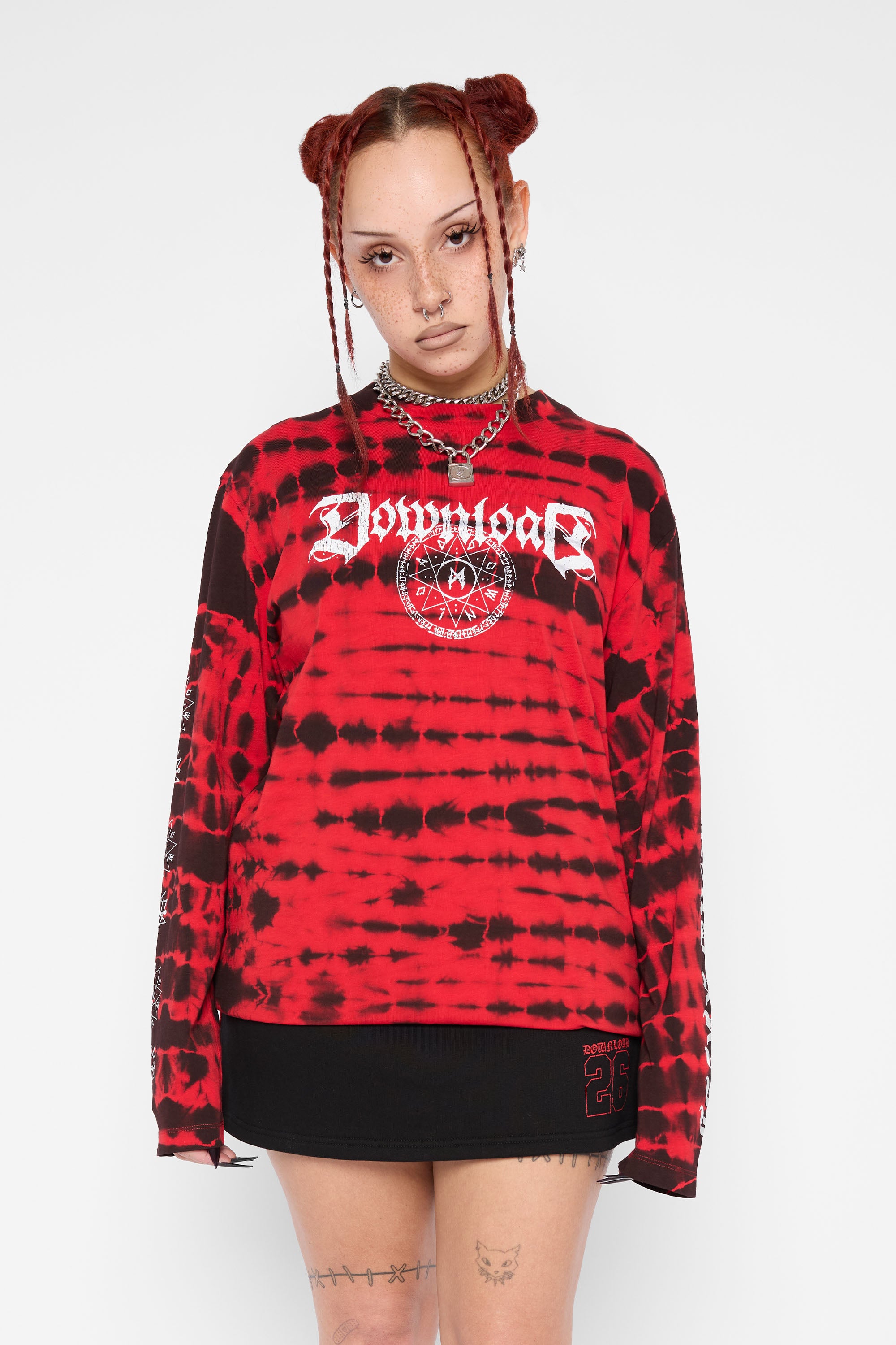 MW DLXXIII Talisman Tie-Dye Long Sleeve Tee