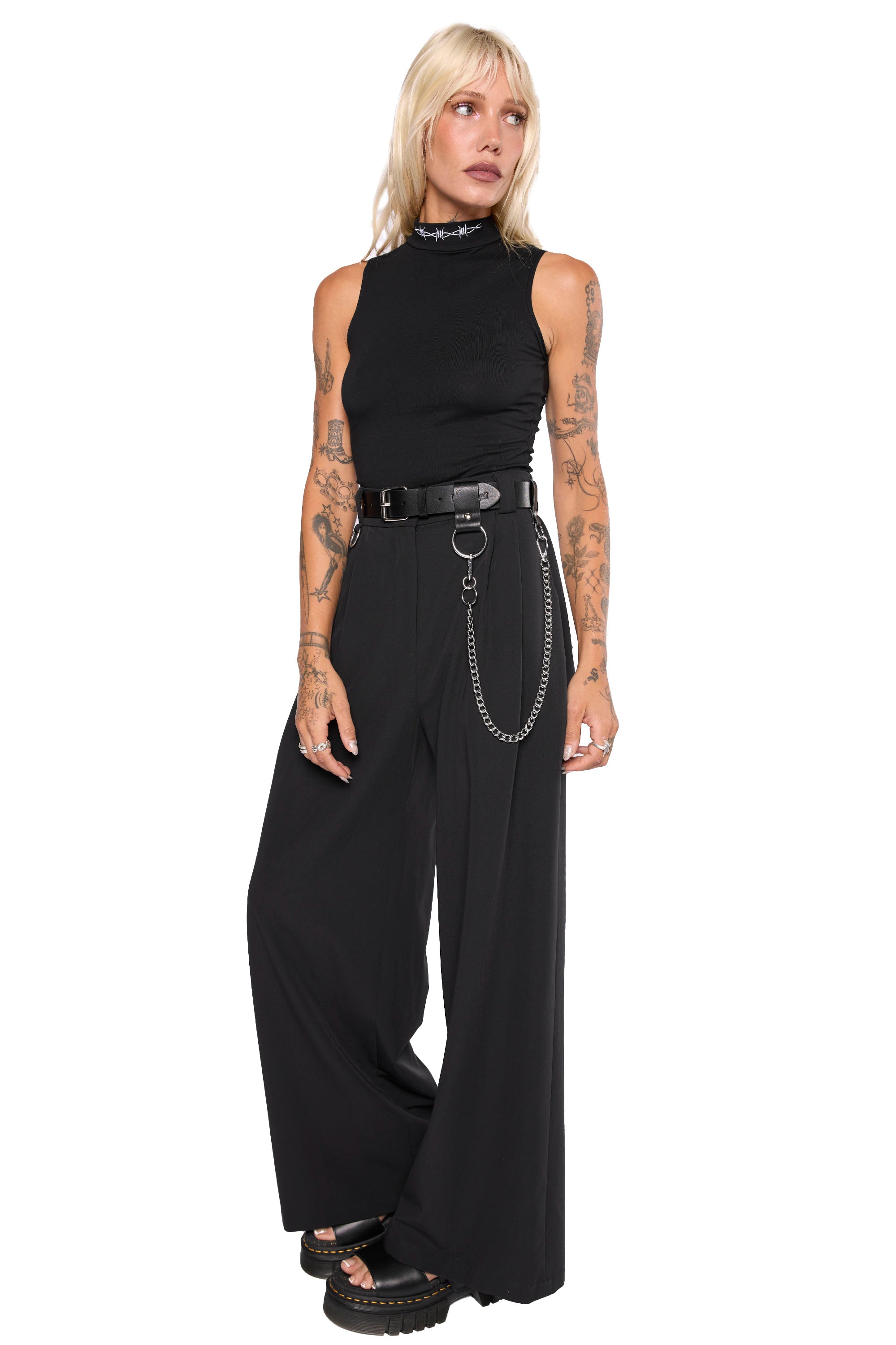 Unchained Wide Leg Trouser II-Mary Wyatt London