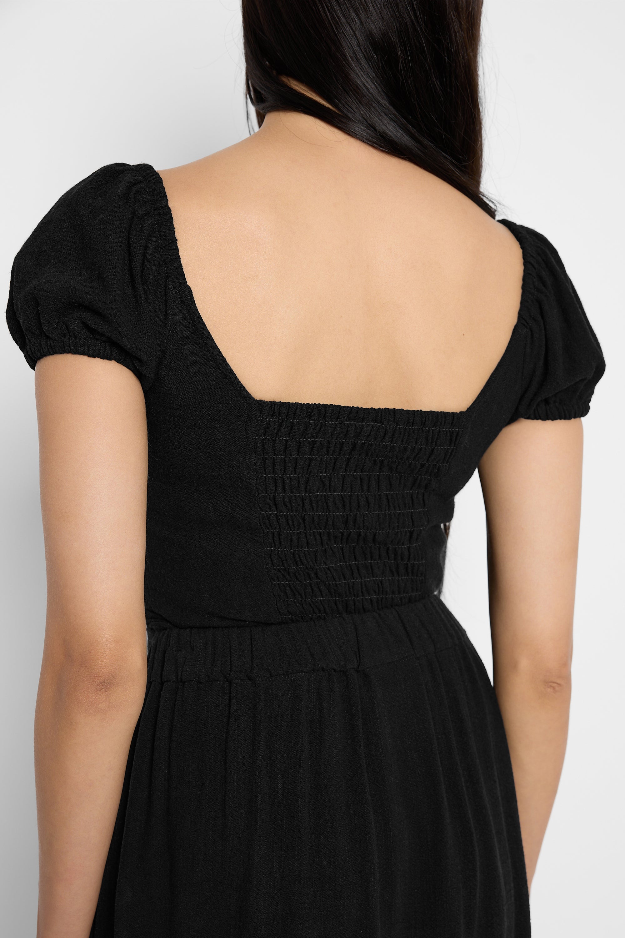 Viviana Linen Button-Up Top