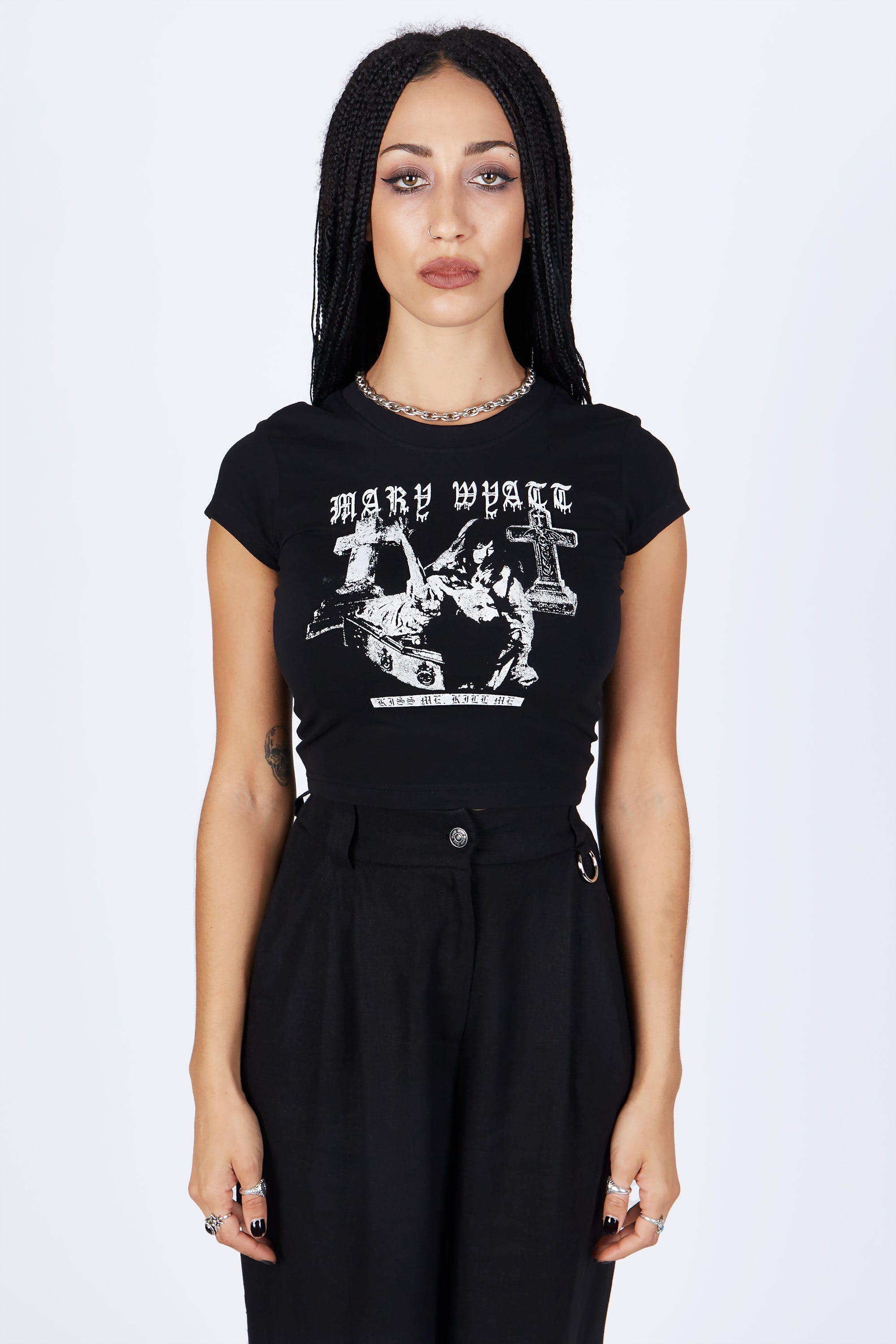 Wray 90s Crop Tee - Mary Wyatt London