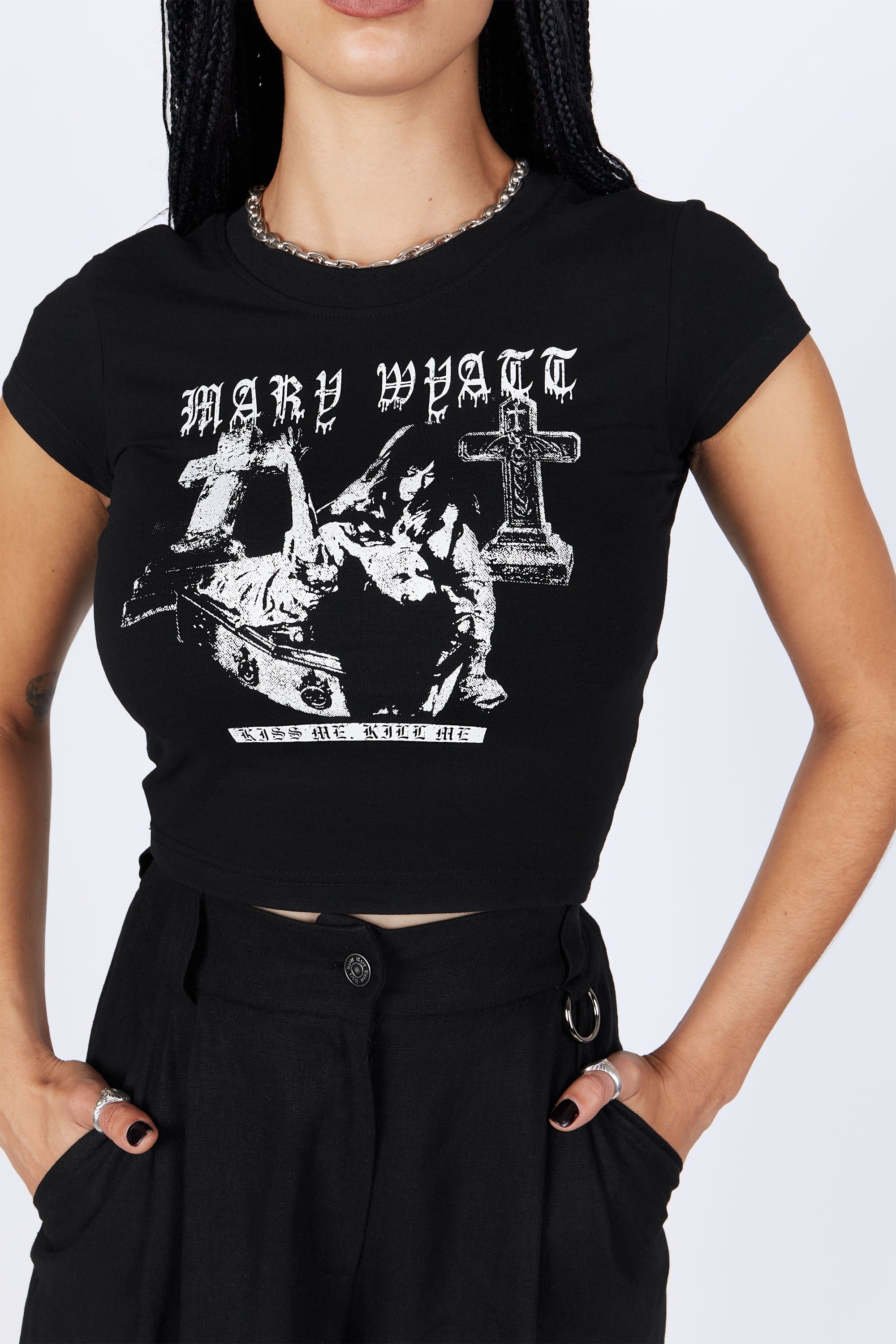 Wray 90s Crop Tee - Mary Wyatt London