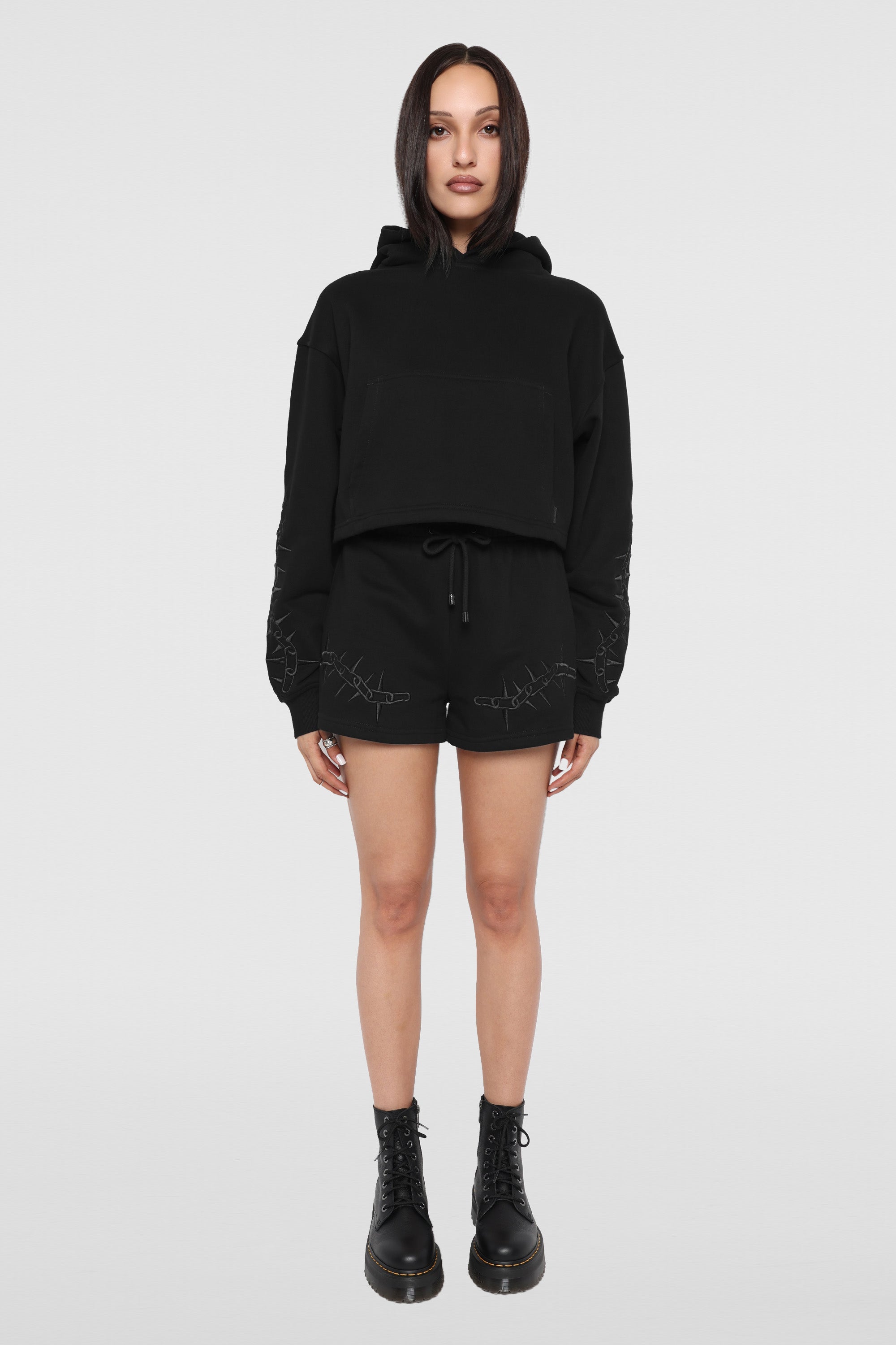 Xenon Cropped Hoodie