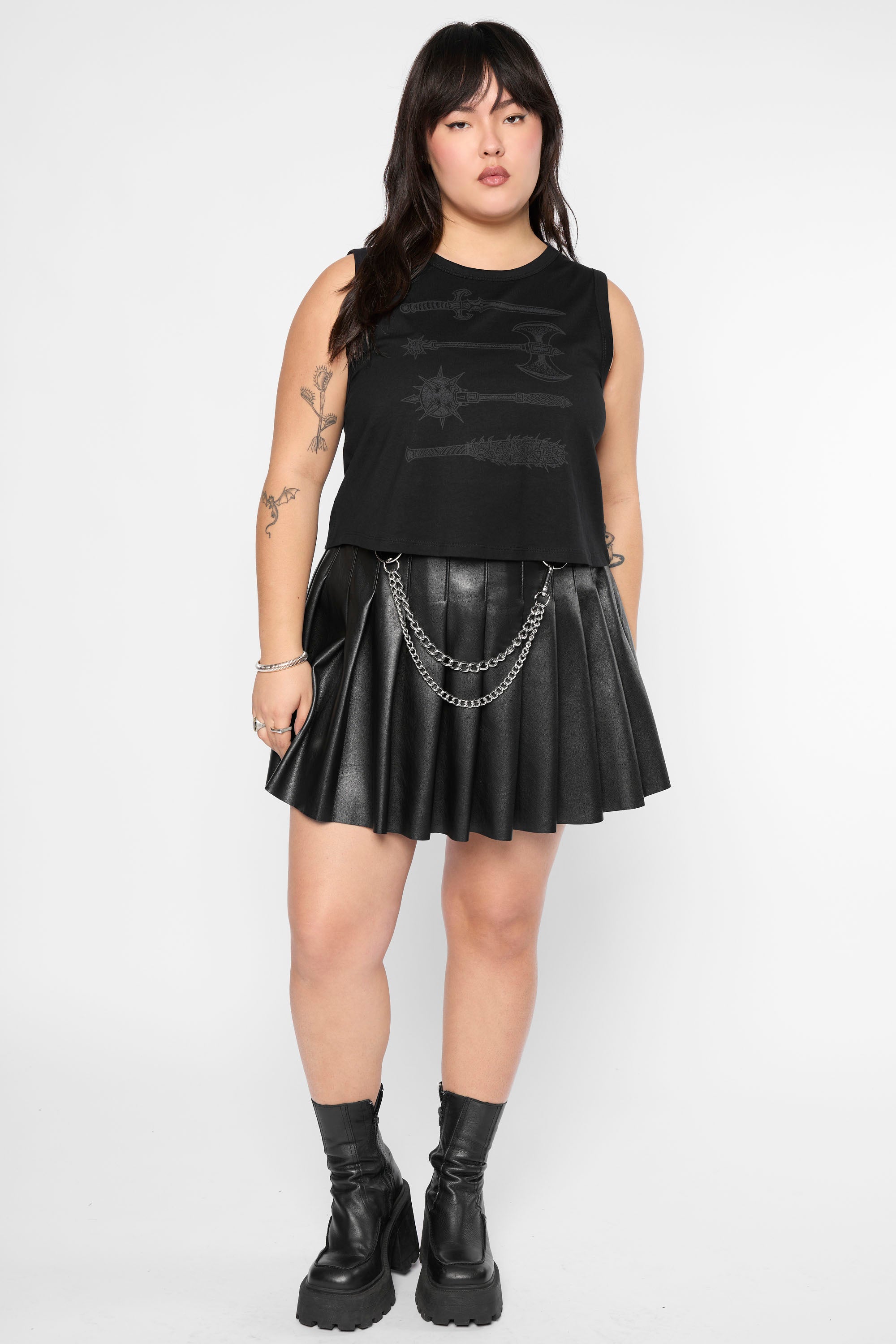 Affliction Cropped Vest-Mary Wyatt London