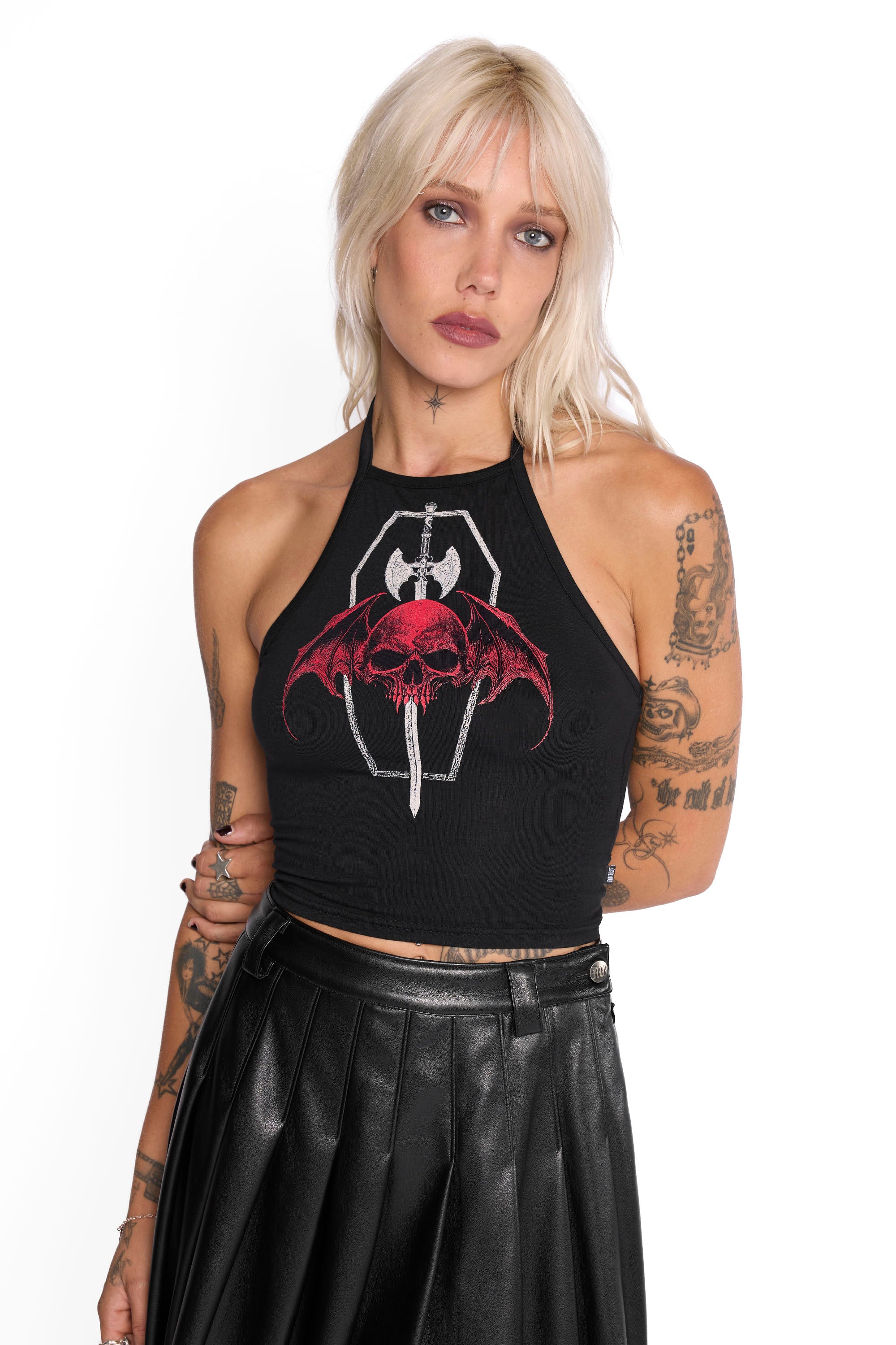 Amory Halter Crop Top-Mary Wyatt London