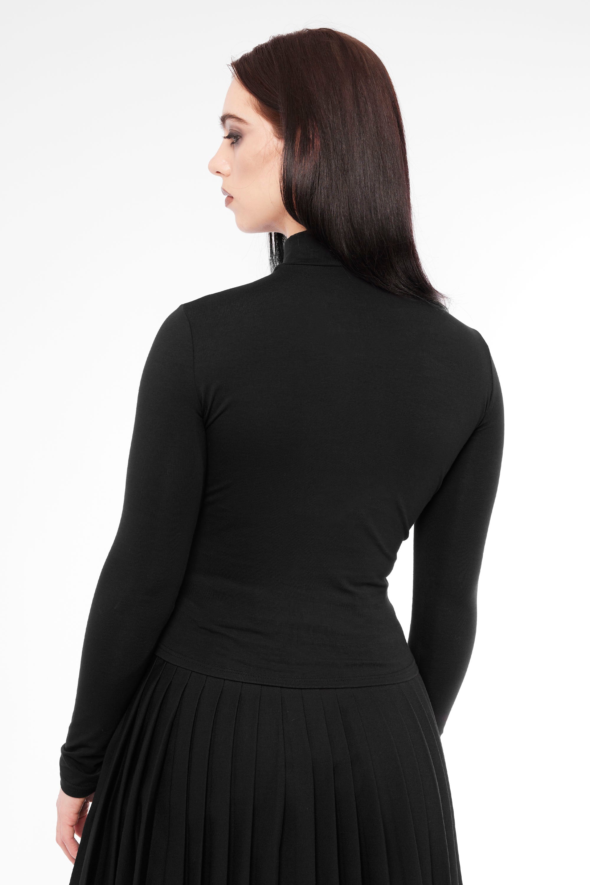 Avernus High Neck Long Sleeve Top