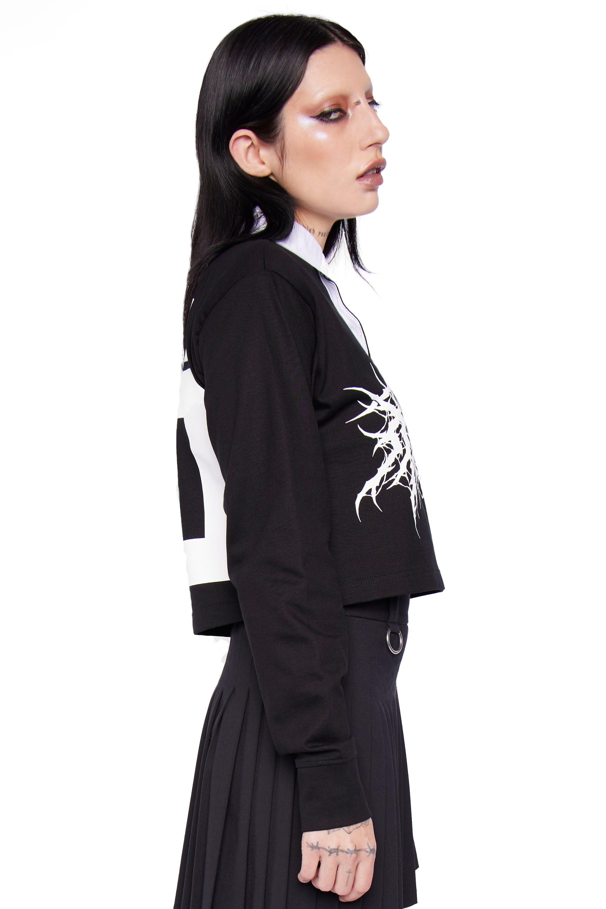 Away Team Cropped Rugby Shirt