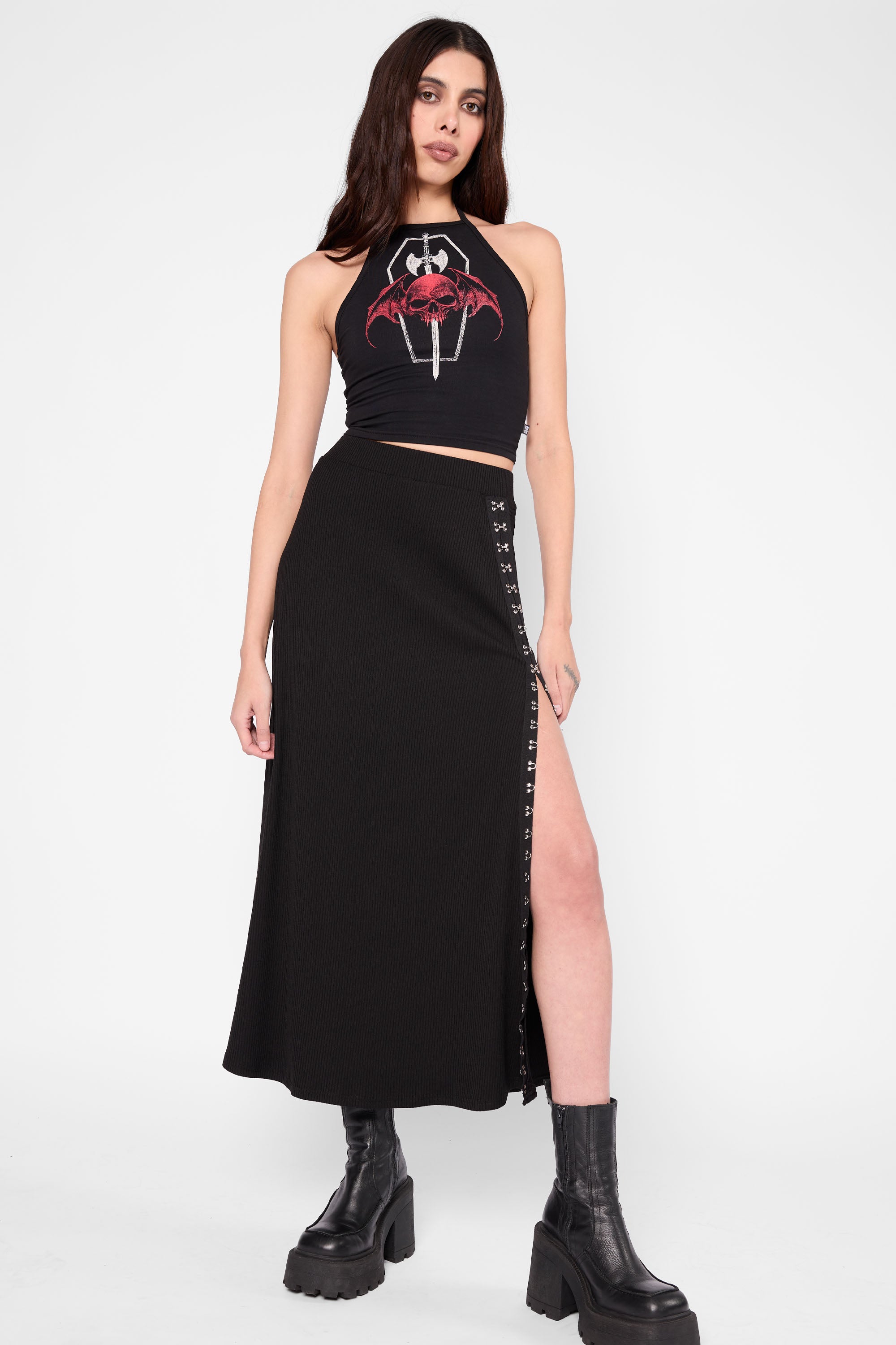Beatriz Midi Skirt-Mary Wyatt London