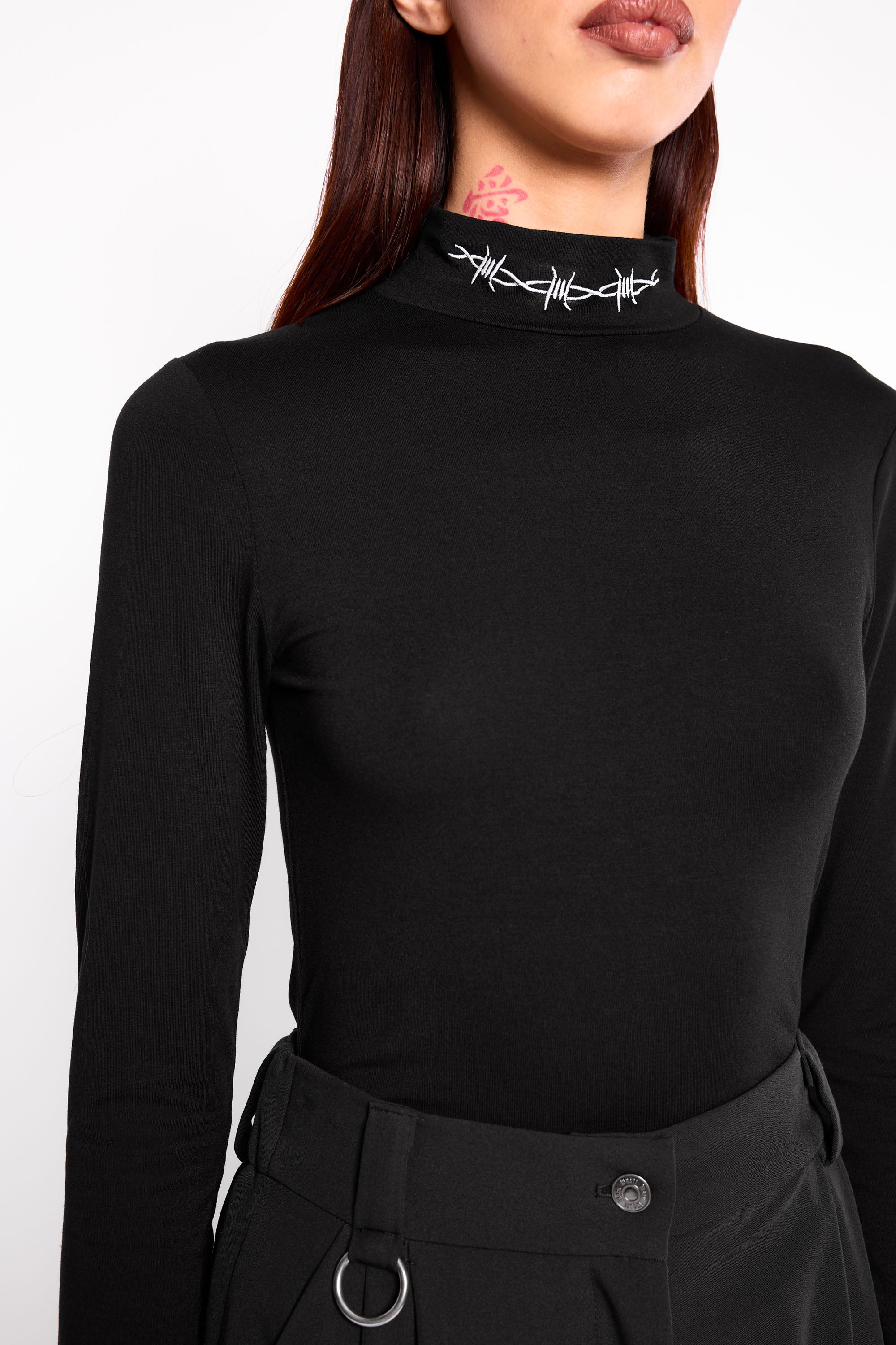 Bound High Neck Long Sleeve III-Mary Wyatt London