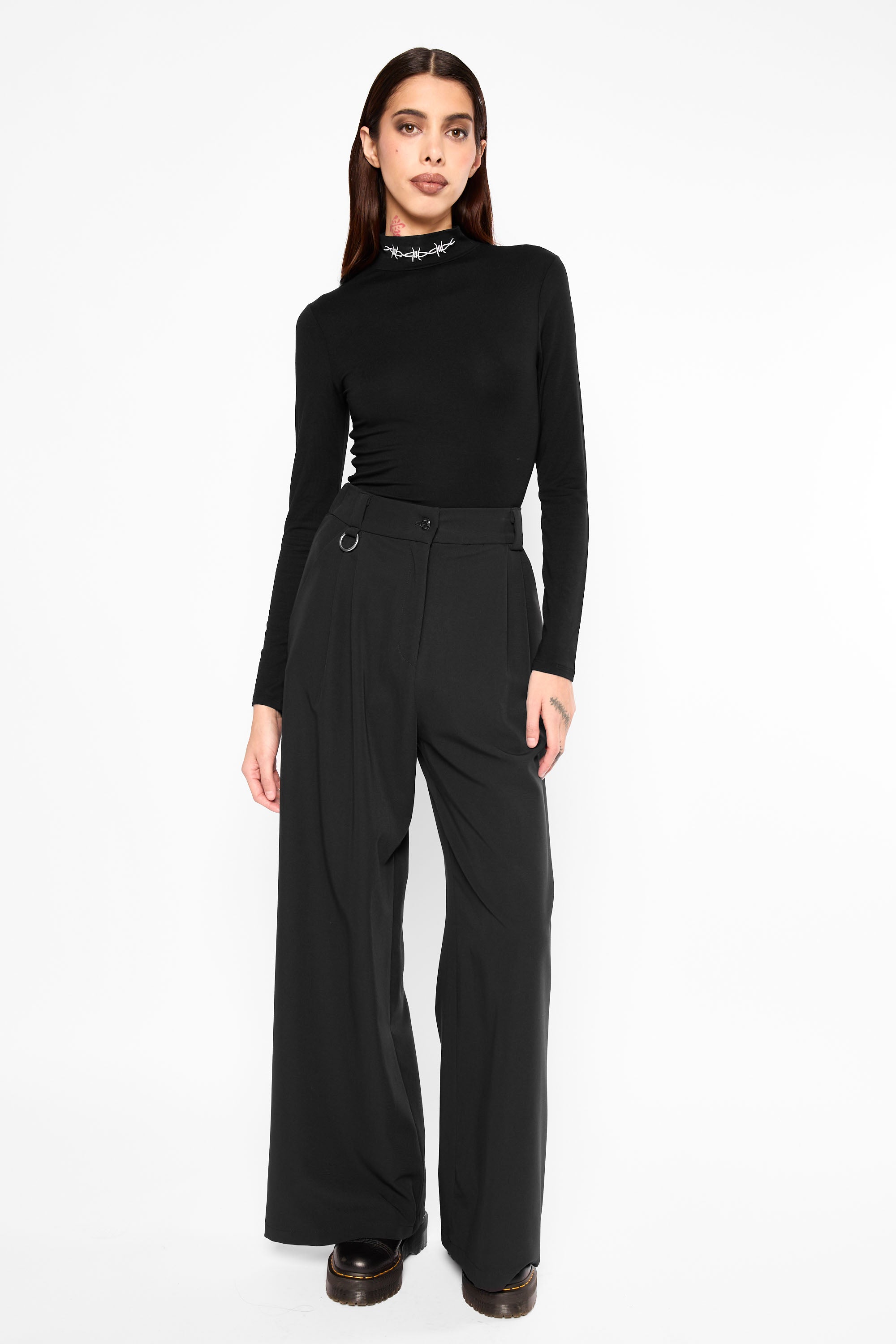 Bound High Neck Long Sleeve III-Mary Wyatt London