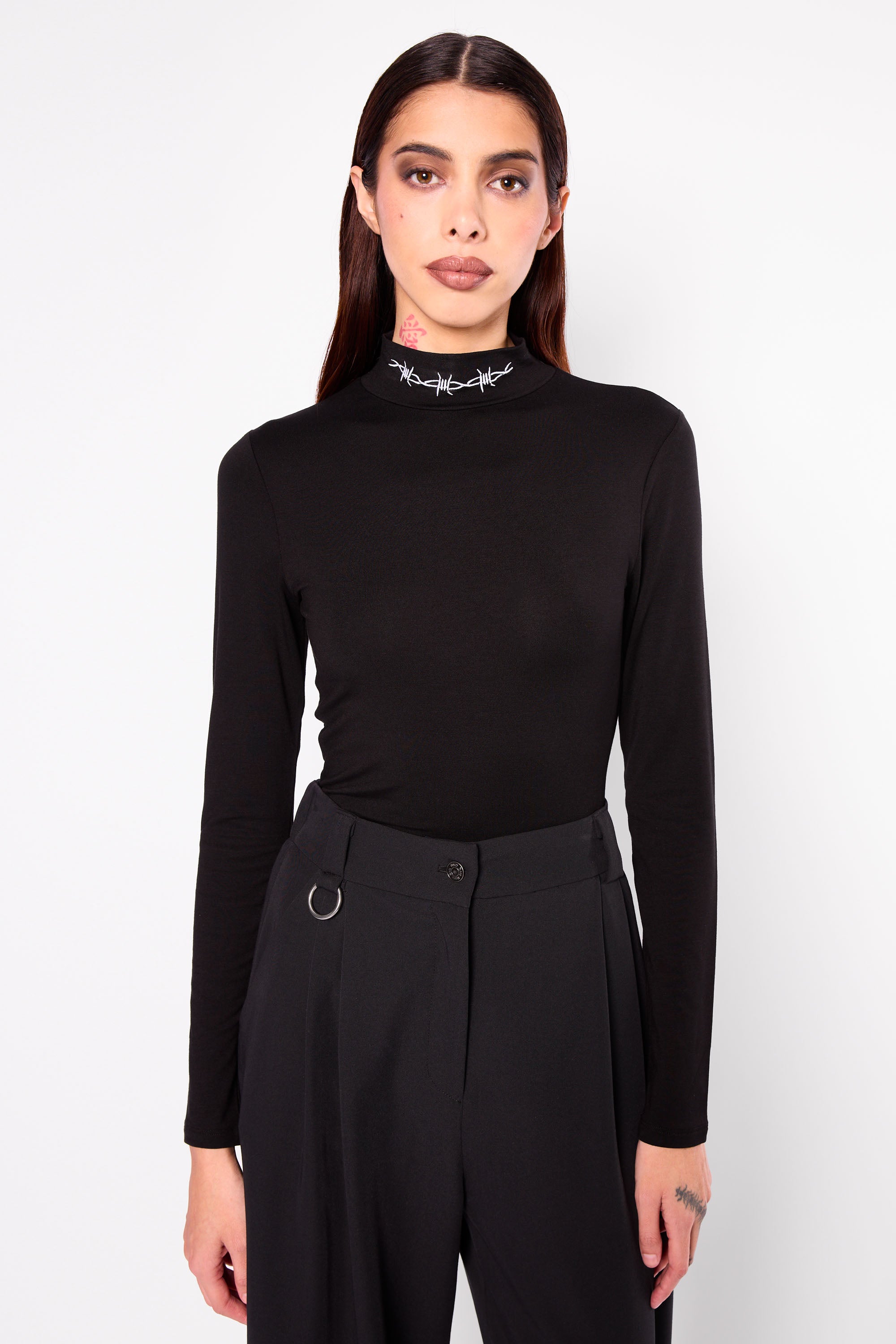 Bound High Neck Long Sleeve III-Mary Wyatt London