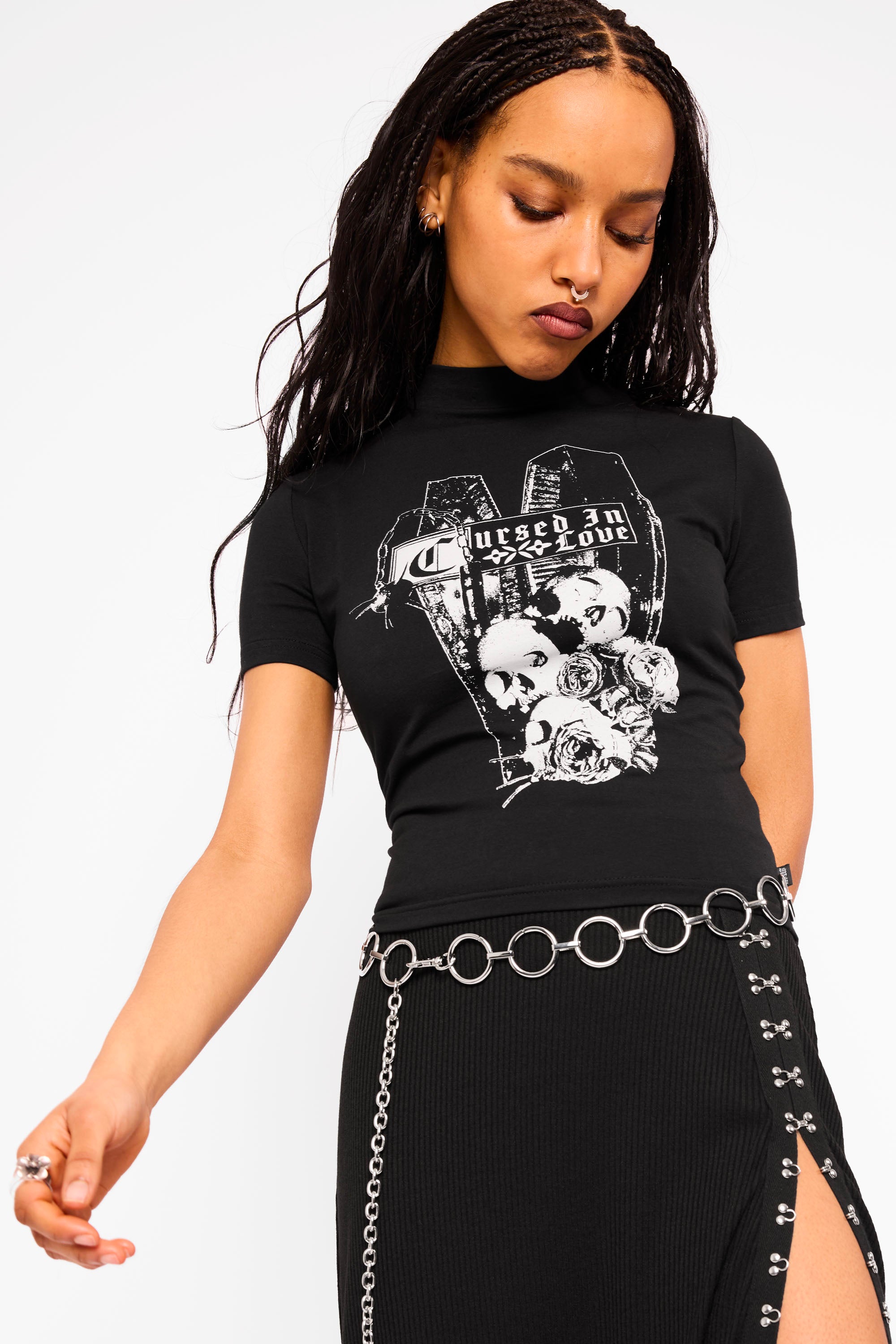 Cursed High Neck Top-Mary Wyatt London