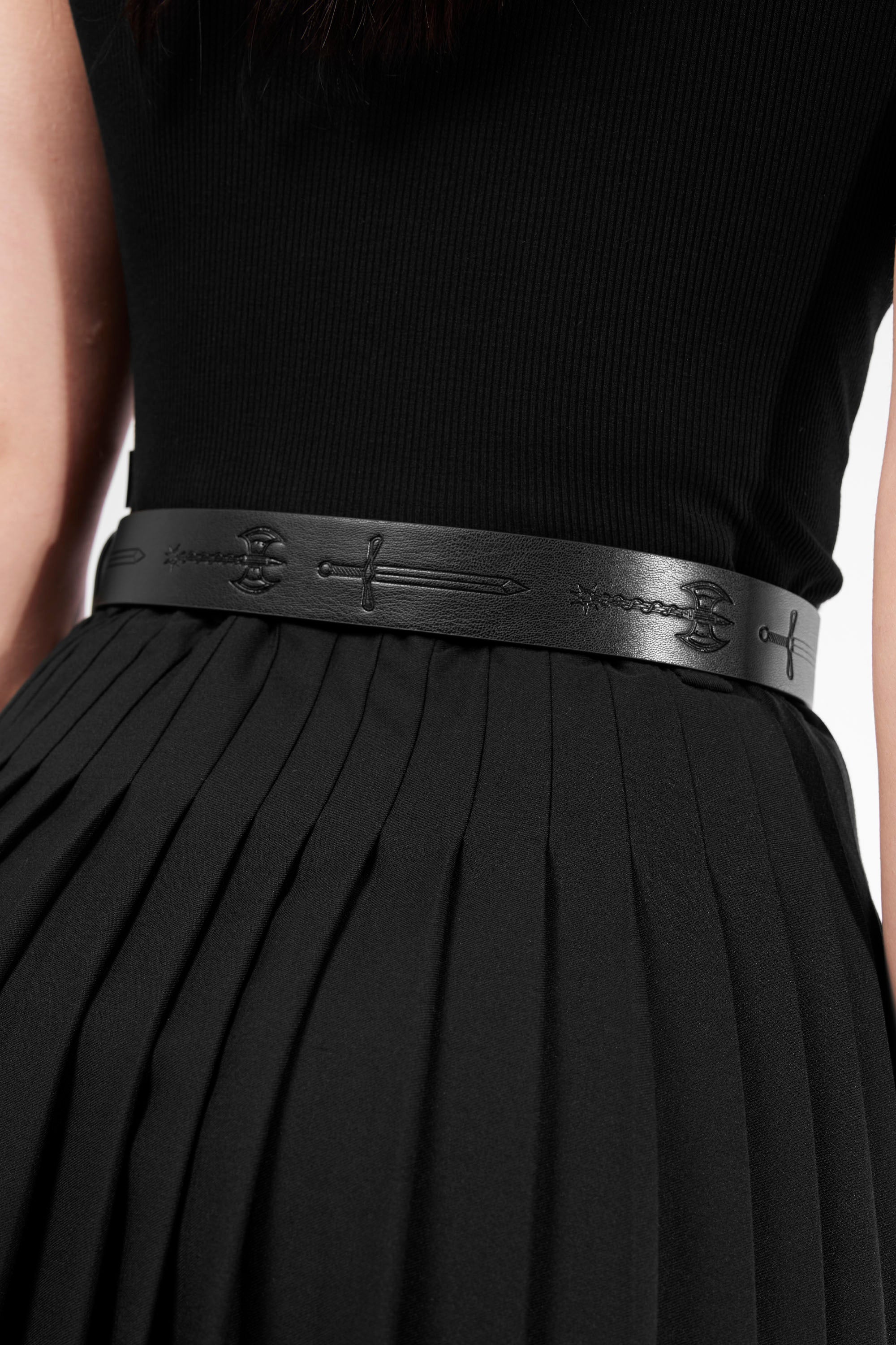 Havoc Appleskin™ Vegan Leather Chain Belt