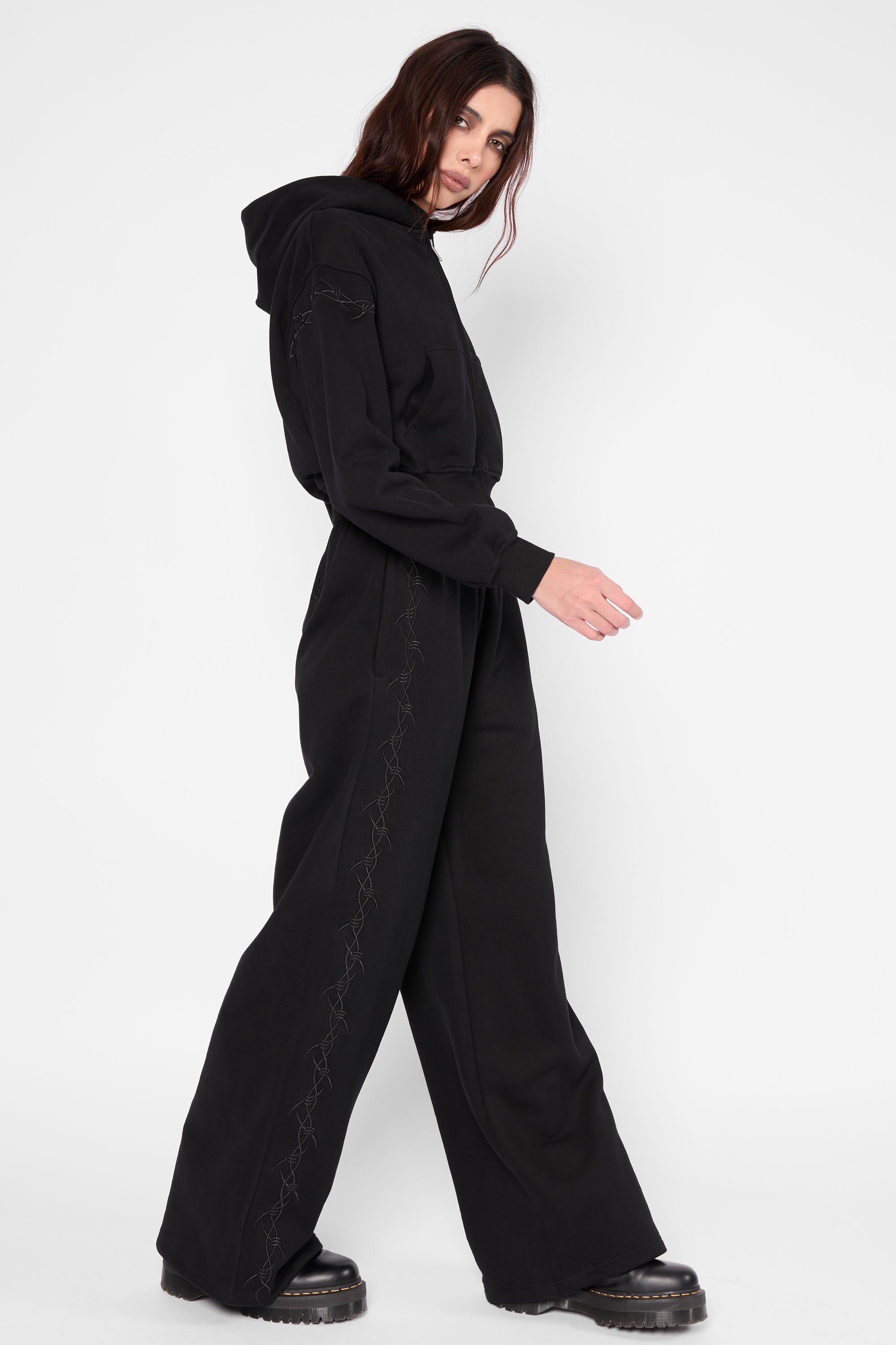 Immure Wide Leg Sweatpants-Mary Wyatt London