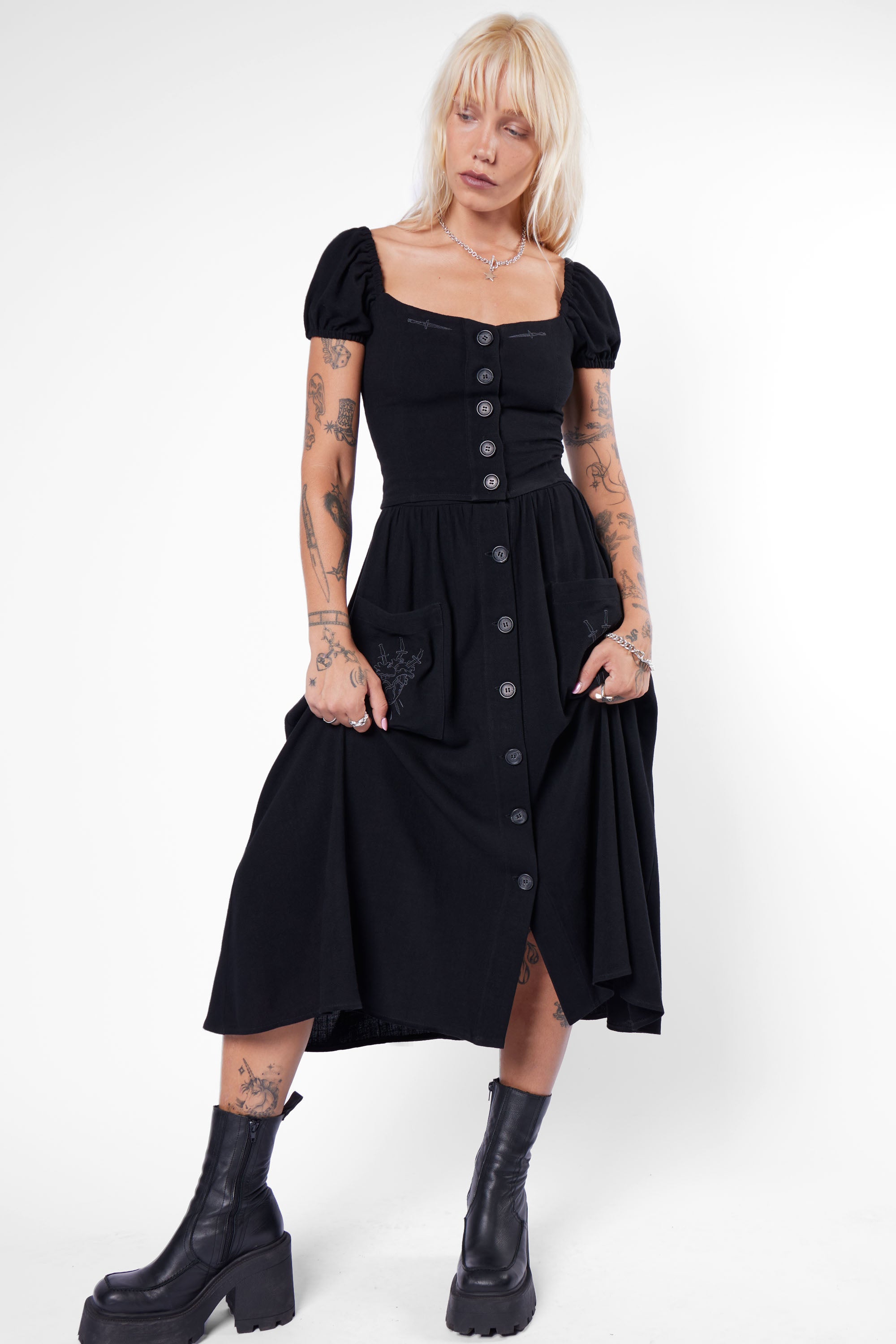 Viviana Linen Button-Up Top - Mary Wyatt London