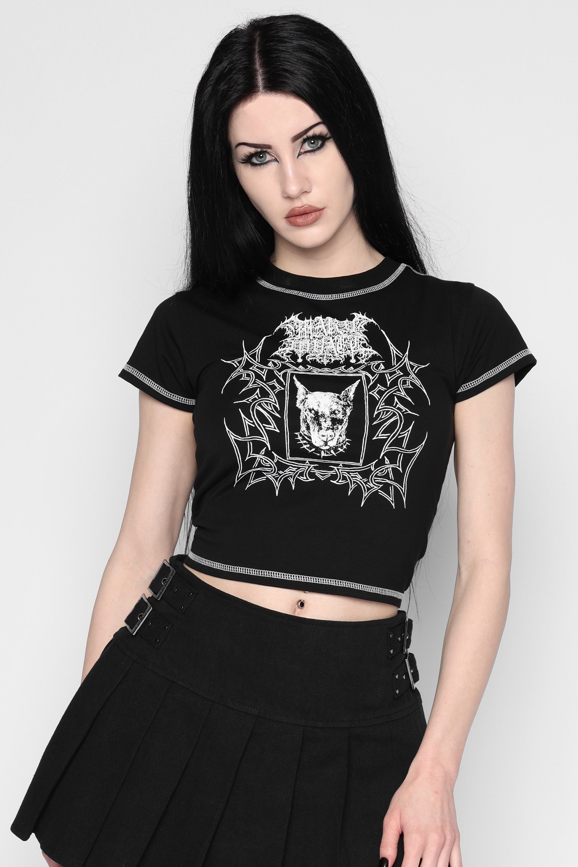 Mary Wyatt London - Nyx Cropped Baby Tee