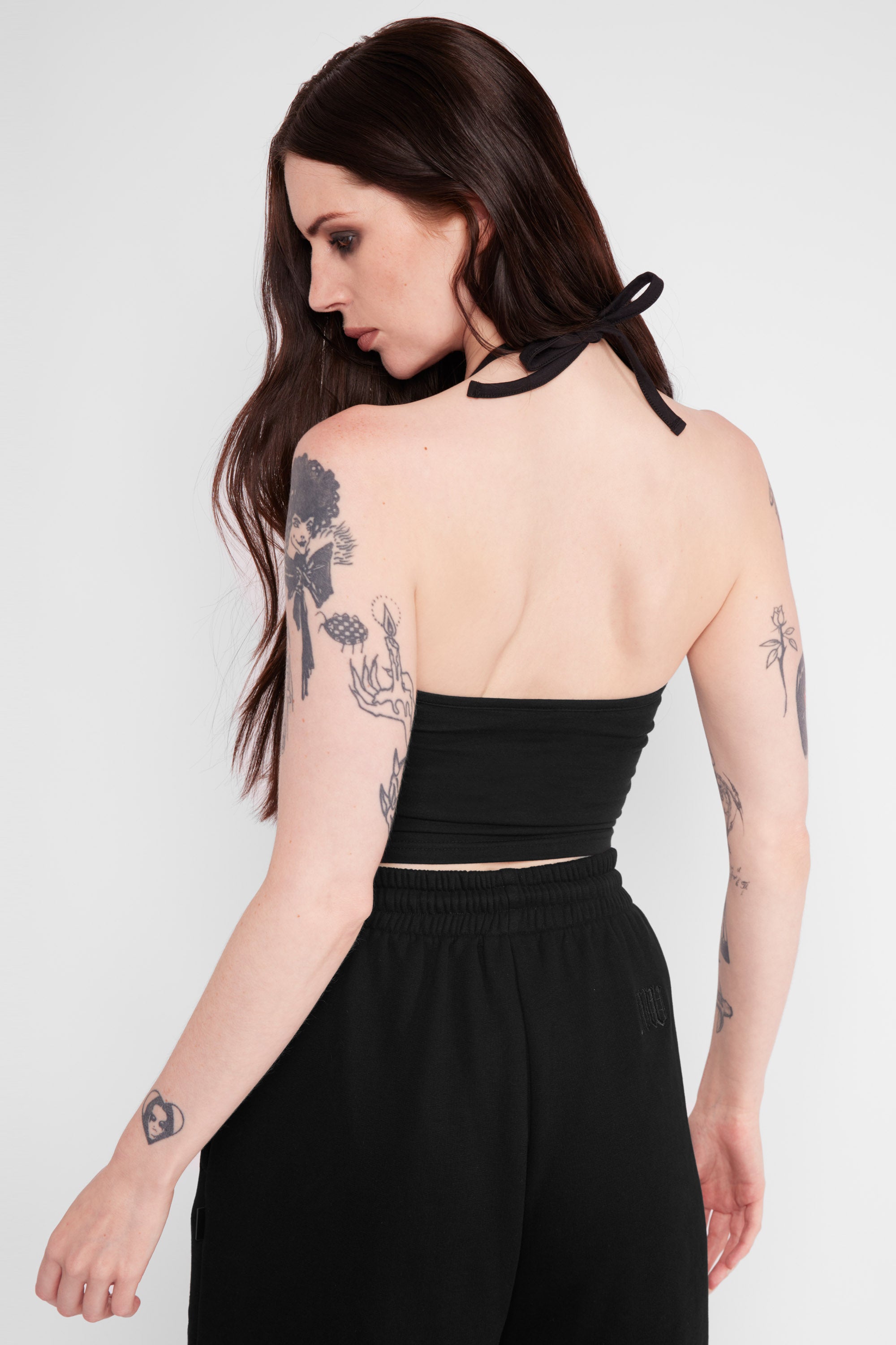Requiem Halter Crop Top