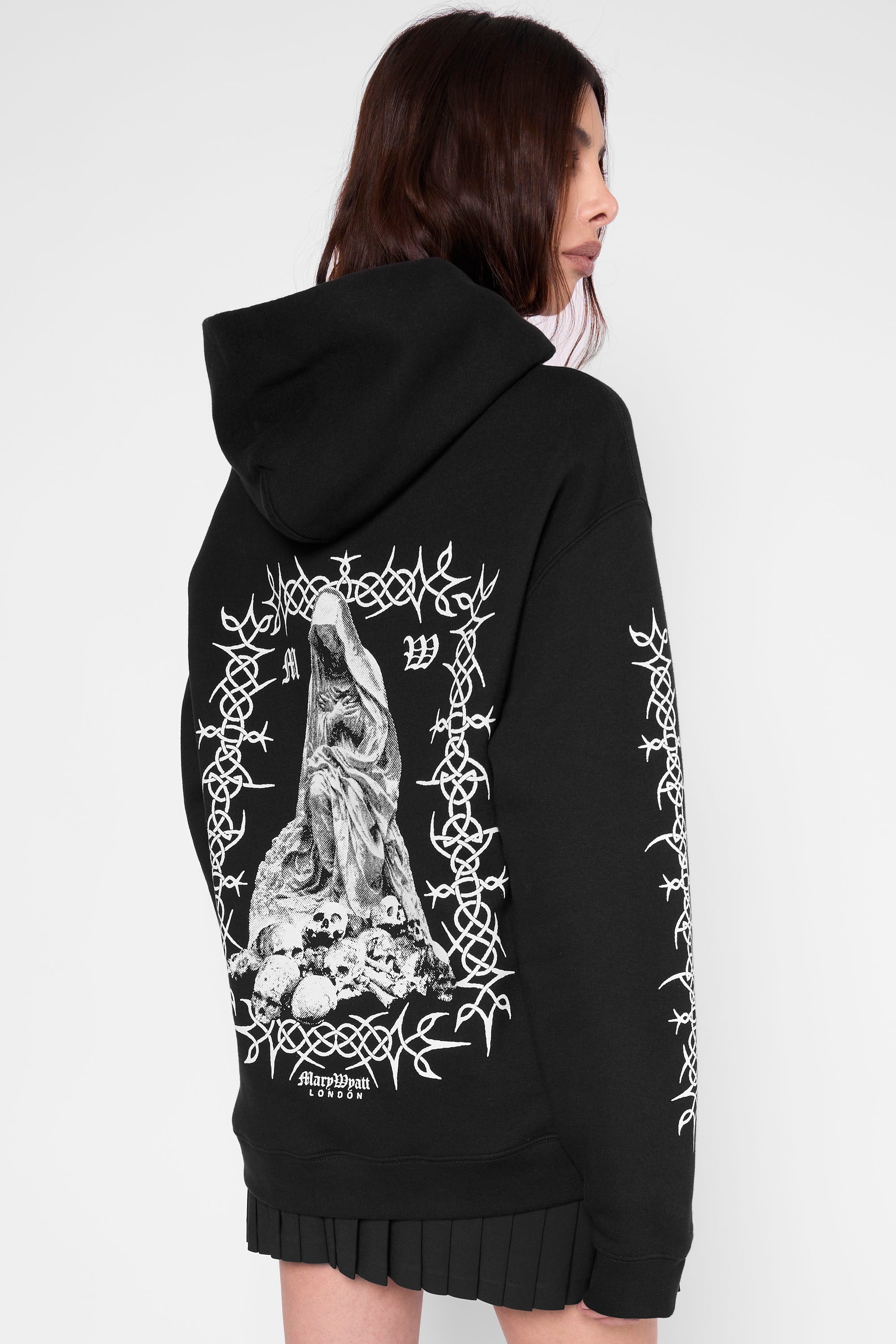 Sanctum Oversized Pullover Hoodie-Mary Wyatt London