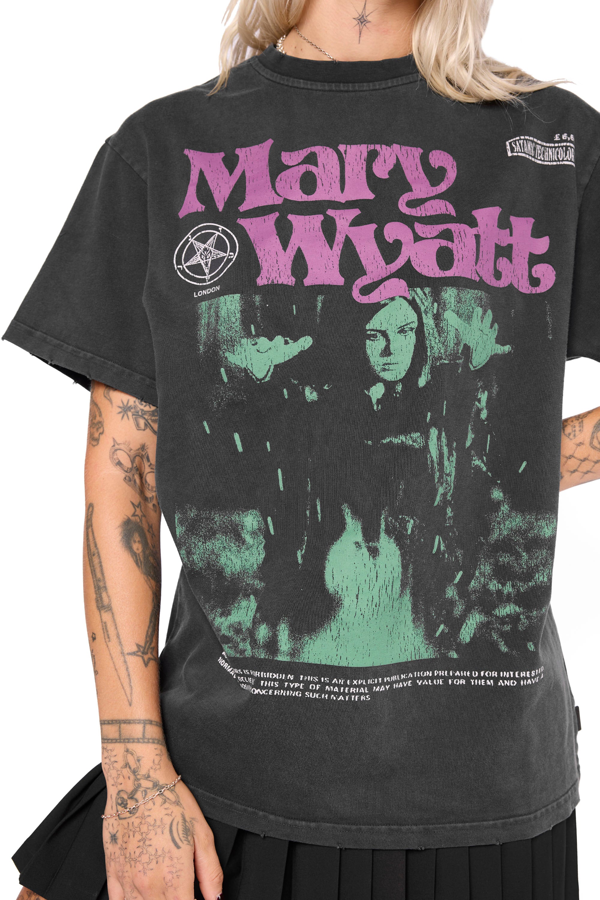 Satrina Oversized Short Sleeve Tee-Mary Wyatt London