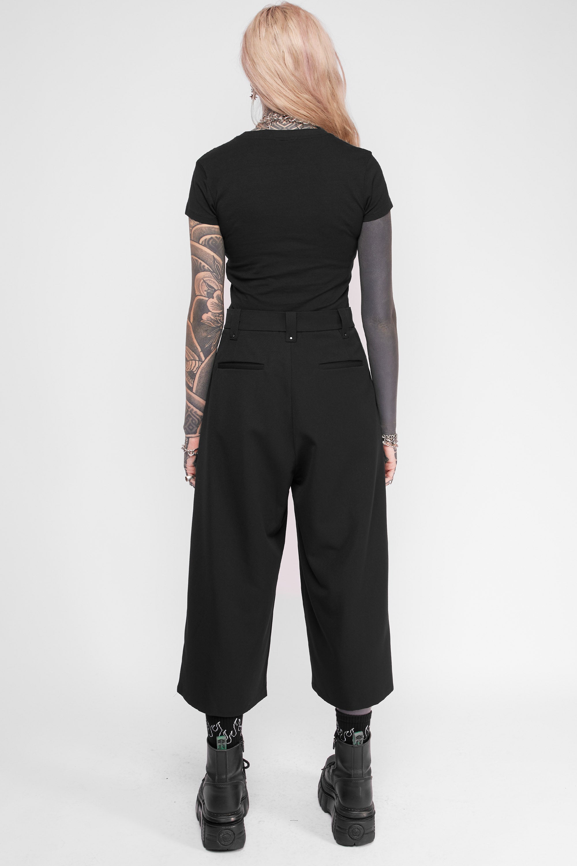 Tegan Cropped Wide Leg Trouser