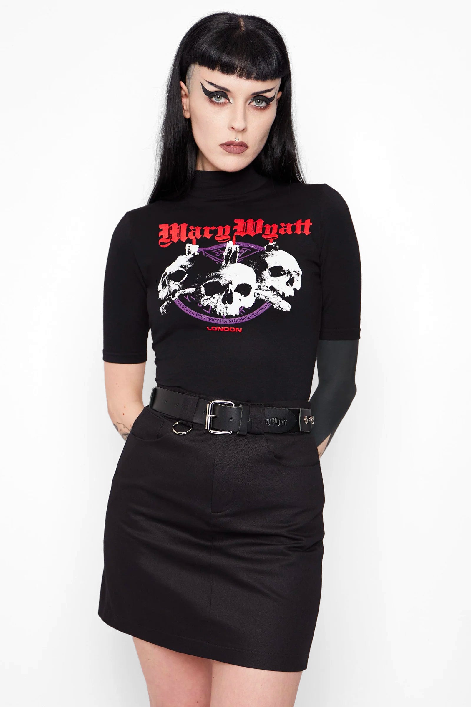 Entombed High Neck Top - Mary Wyatt London