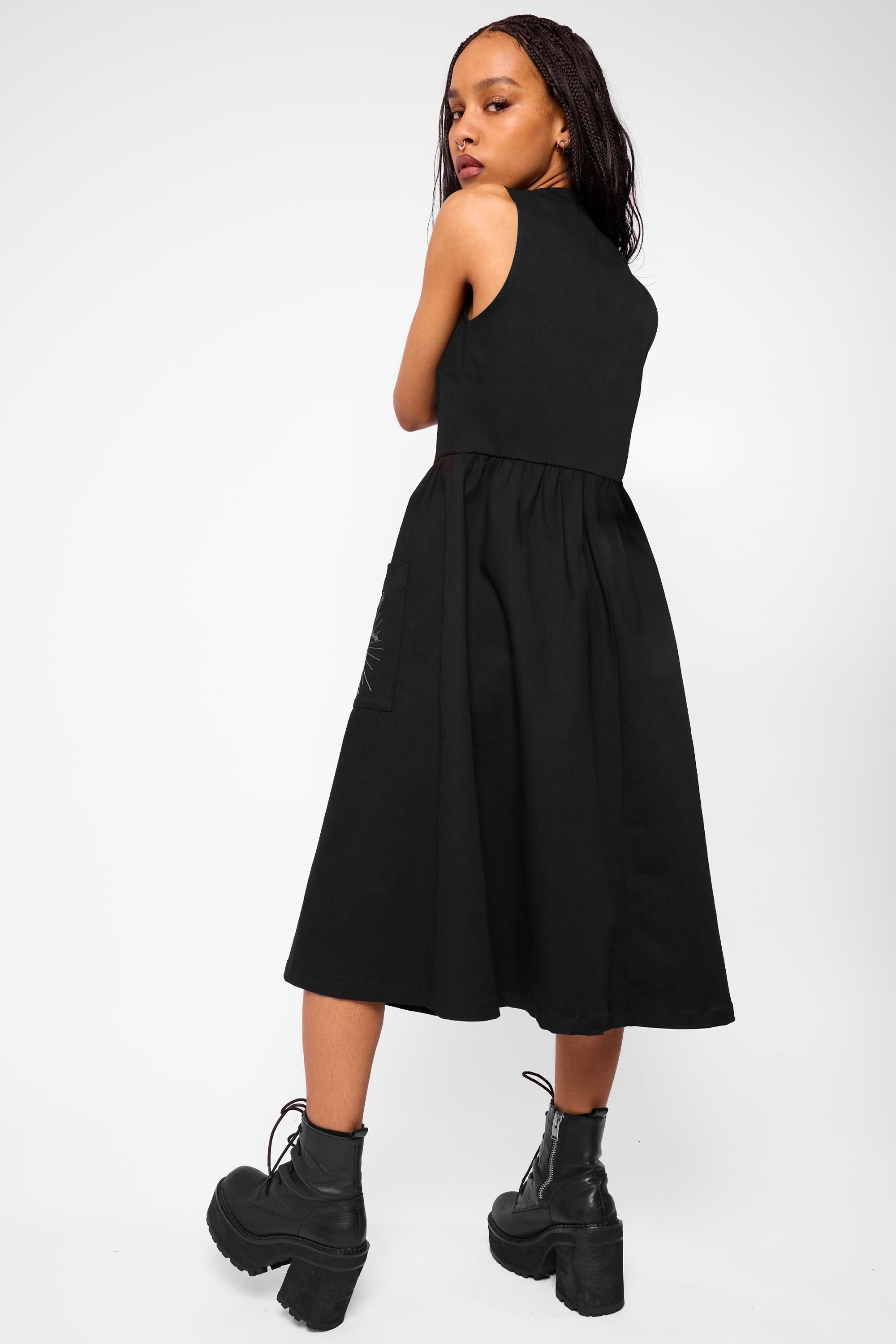 Tilda Smock Midi Dress-Mary Wyatt London